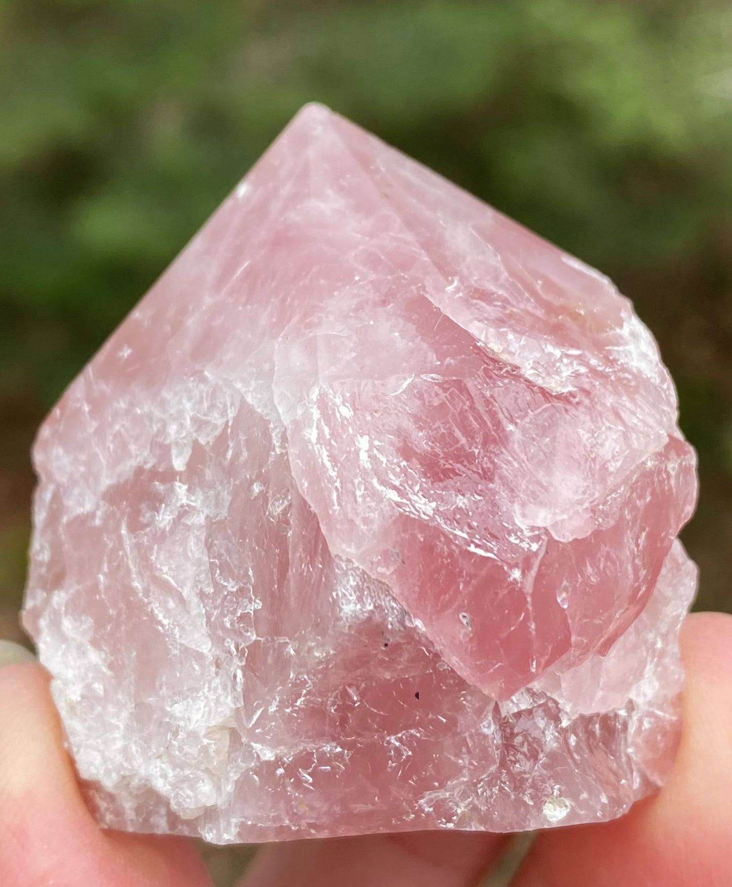Rose Quartz Raw & Polished Point Love Compassion 29447S