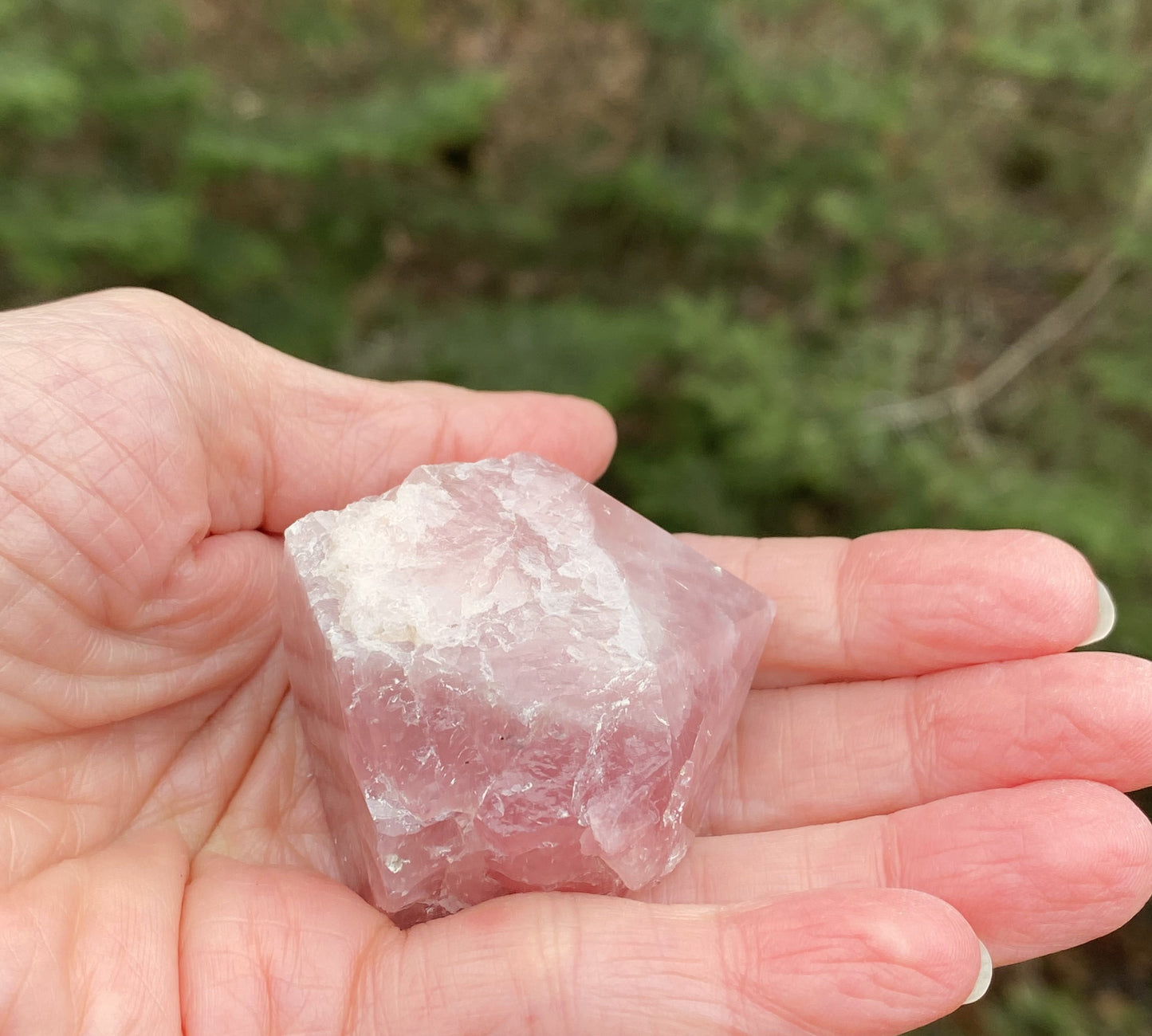 Rose Quartz Raw & Polished Point Love Compassion 29447S