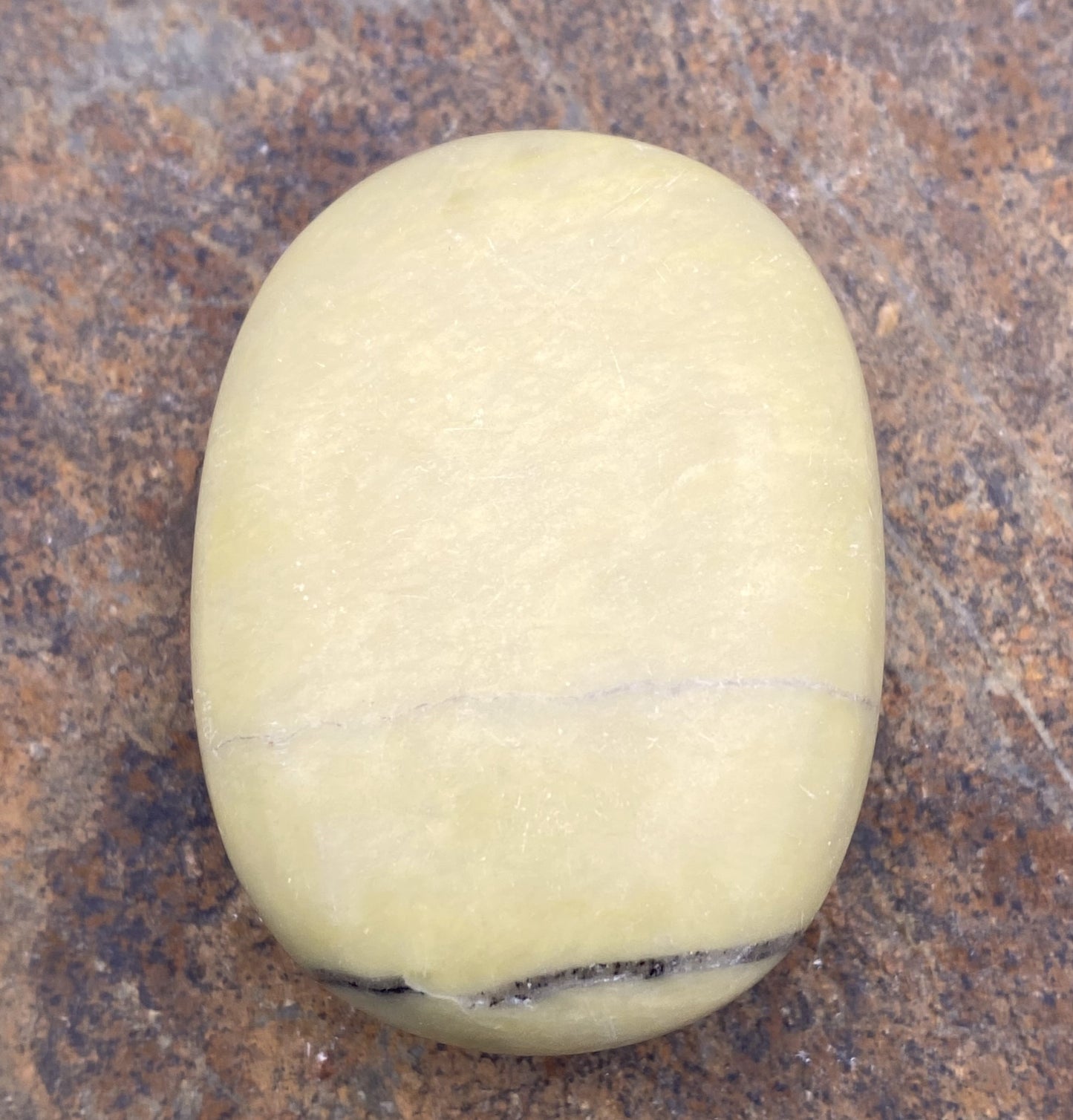 Serpentine Palm Stone Healing Wisdom Clearing 29424S