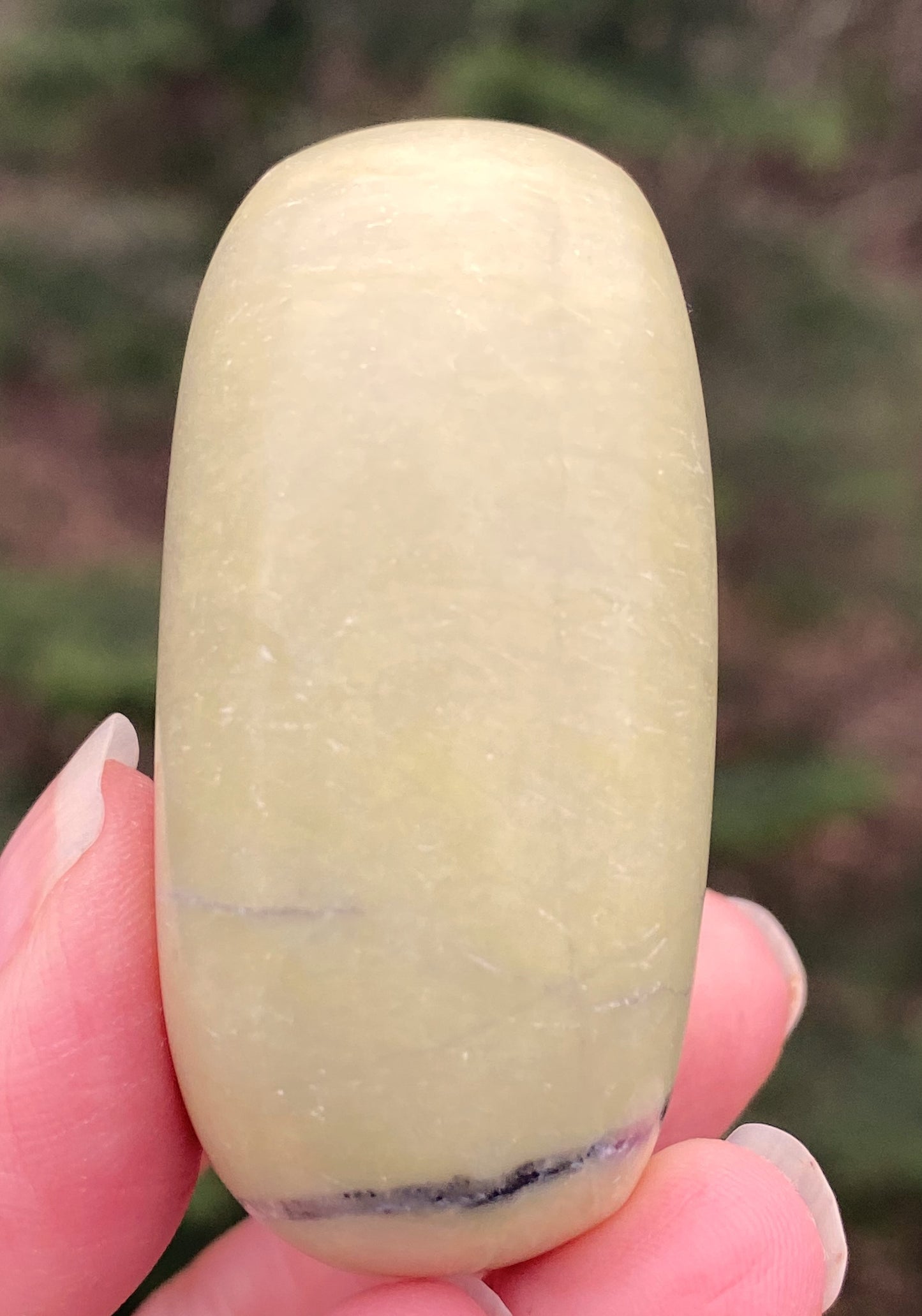 Serpentine Palm Stone Healing Wisdom Clearing 29424S