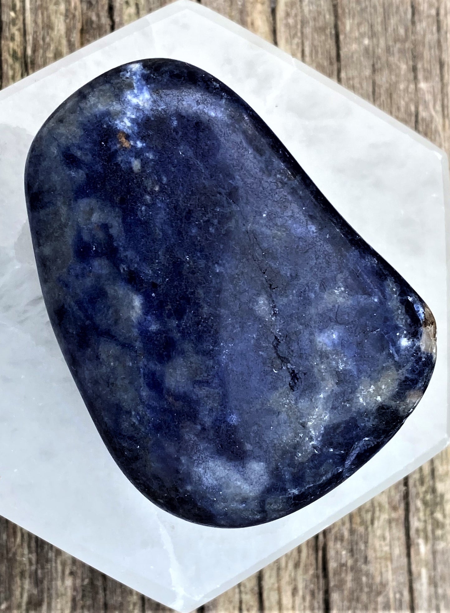 Sodalite Blue Large Pocket Stone Focus Energy Intuition 28731S
