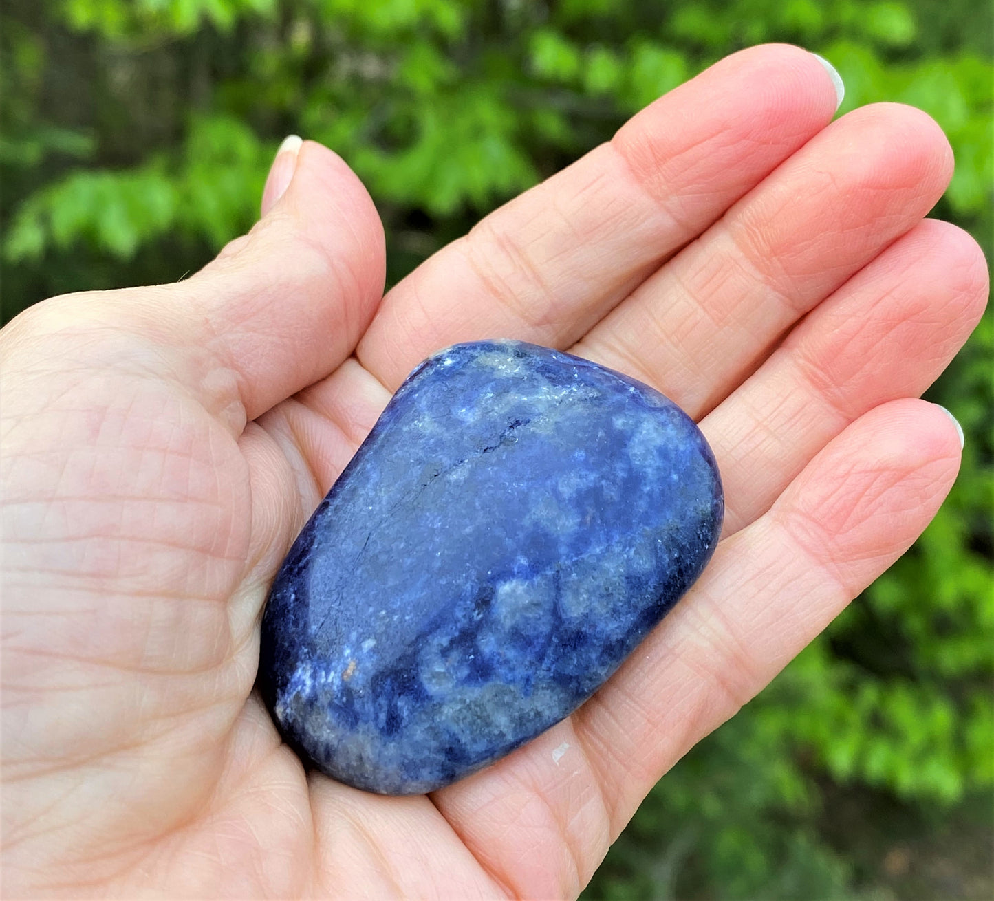 Sodalite Blue Large Pocket Stone Focus Energy Intuition 28731S