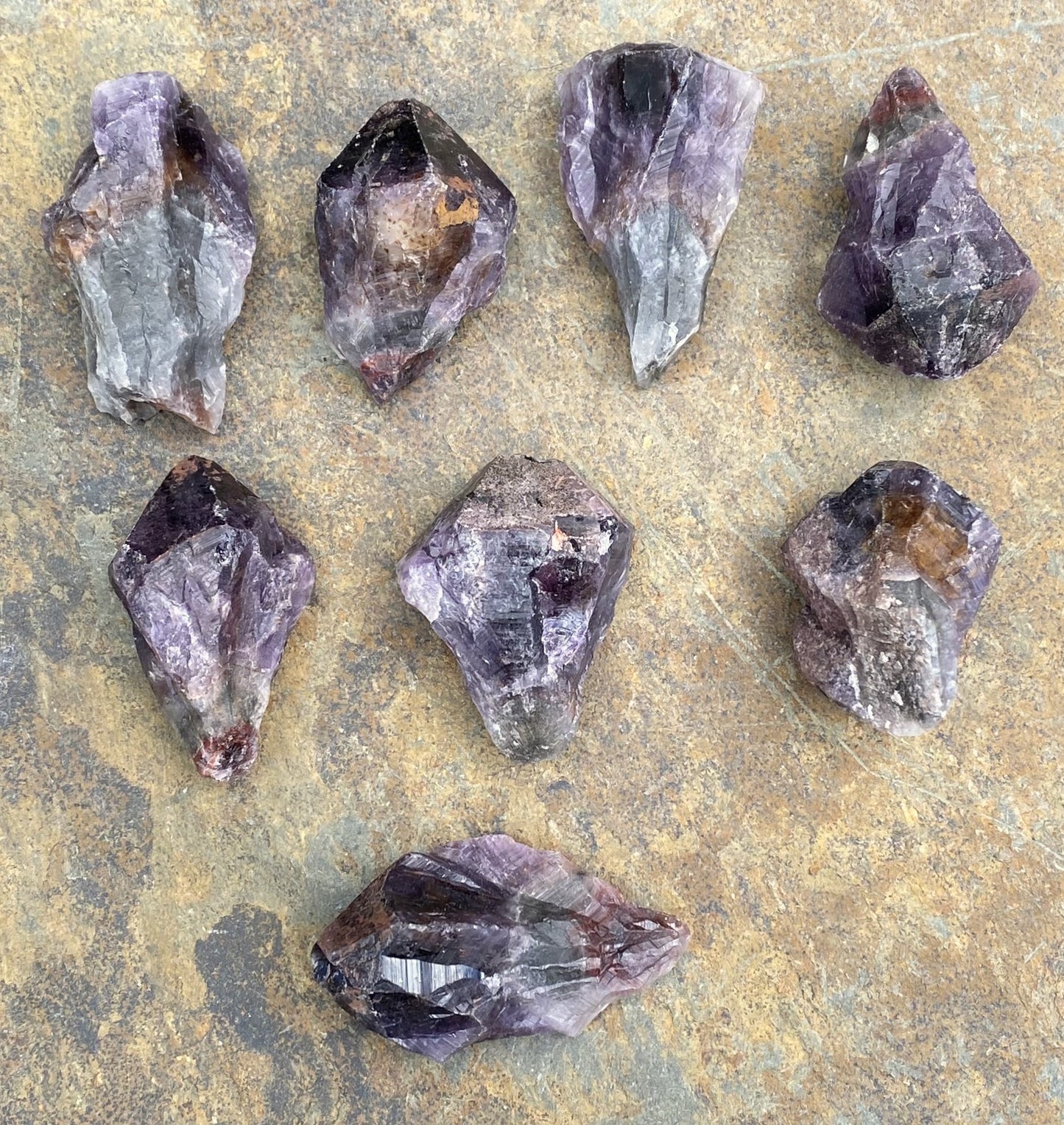 Amethyst Cacoxenite Raw Point Spiritual Stress Cleansing 29450S