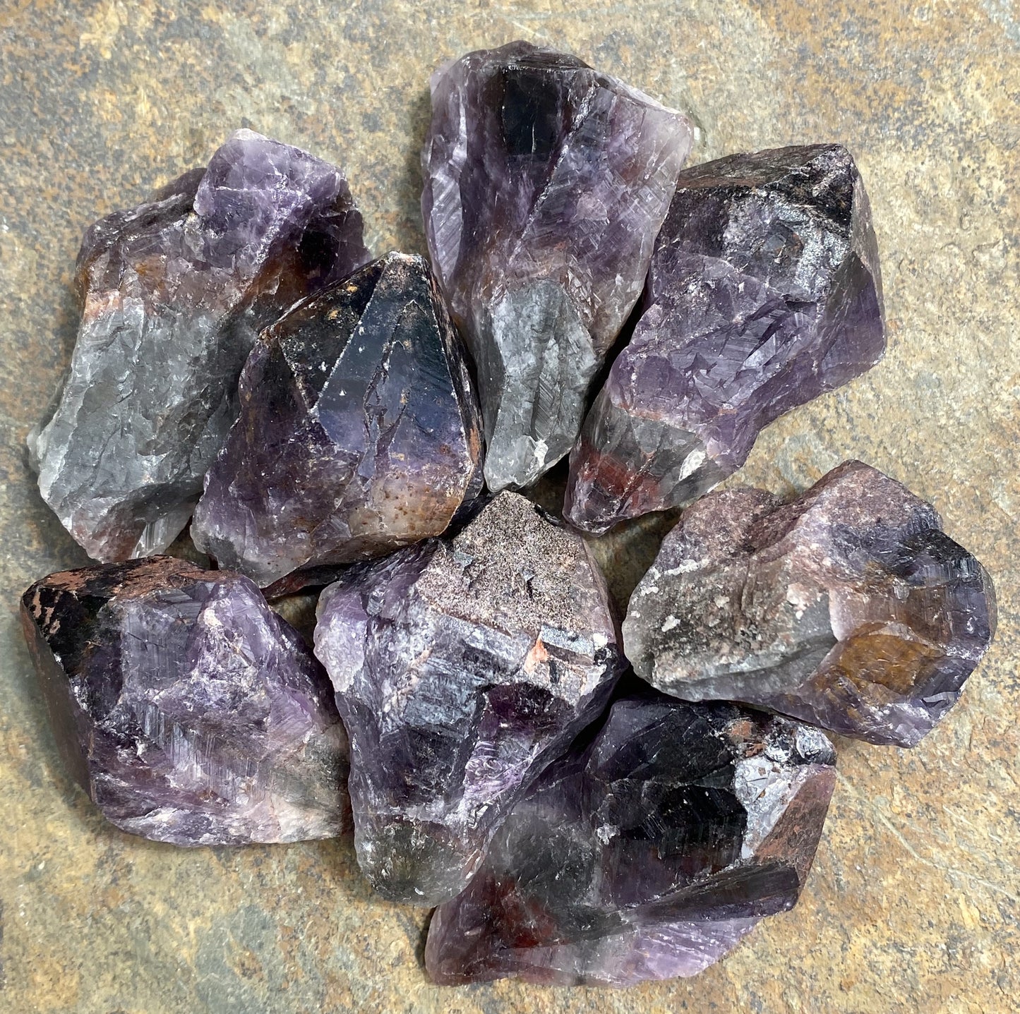 Amethyst Cacoxenite Raw Point Spiritual Stress Cleansing 29450S
