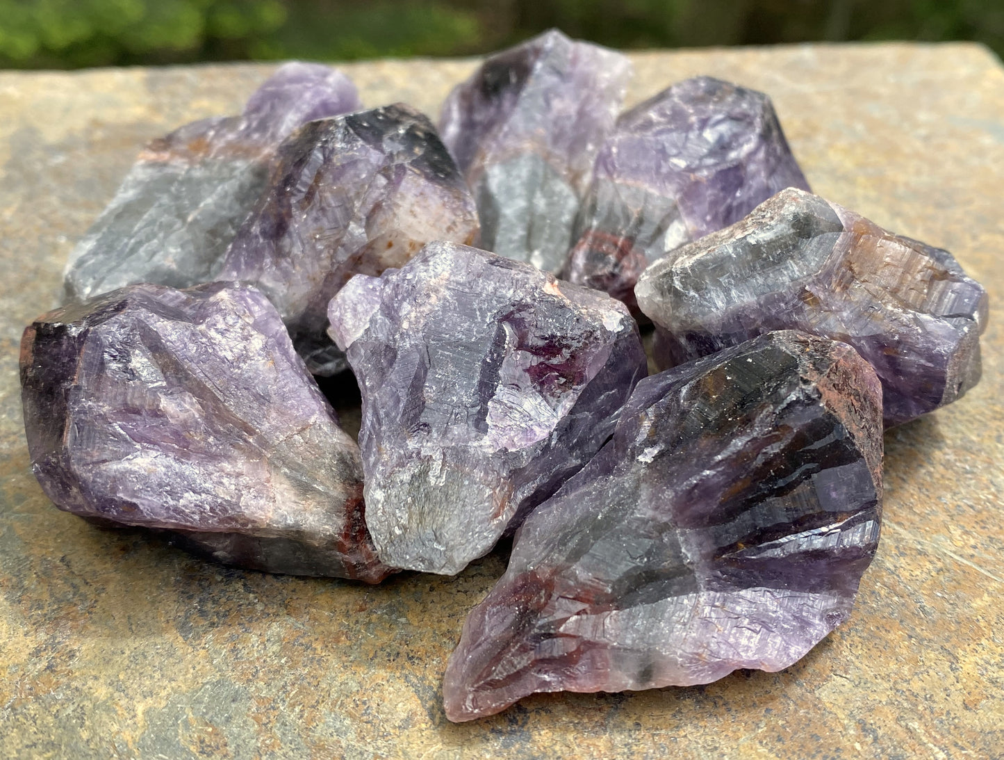 Amethyst Cacoxenite Raw Point Spiritual Stress Cleansing 29450S