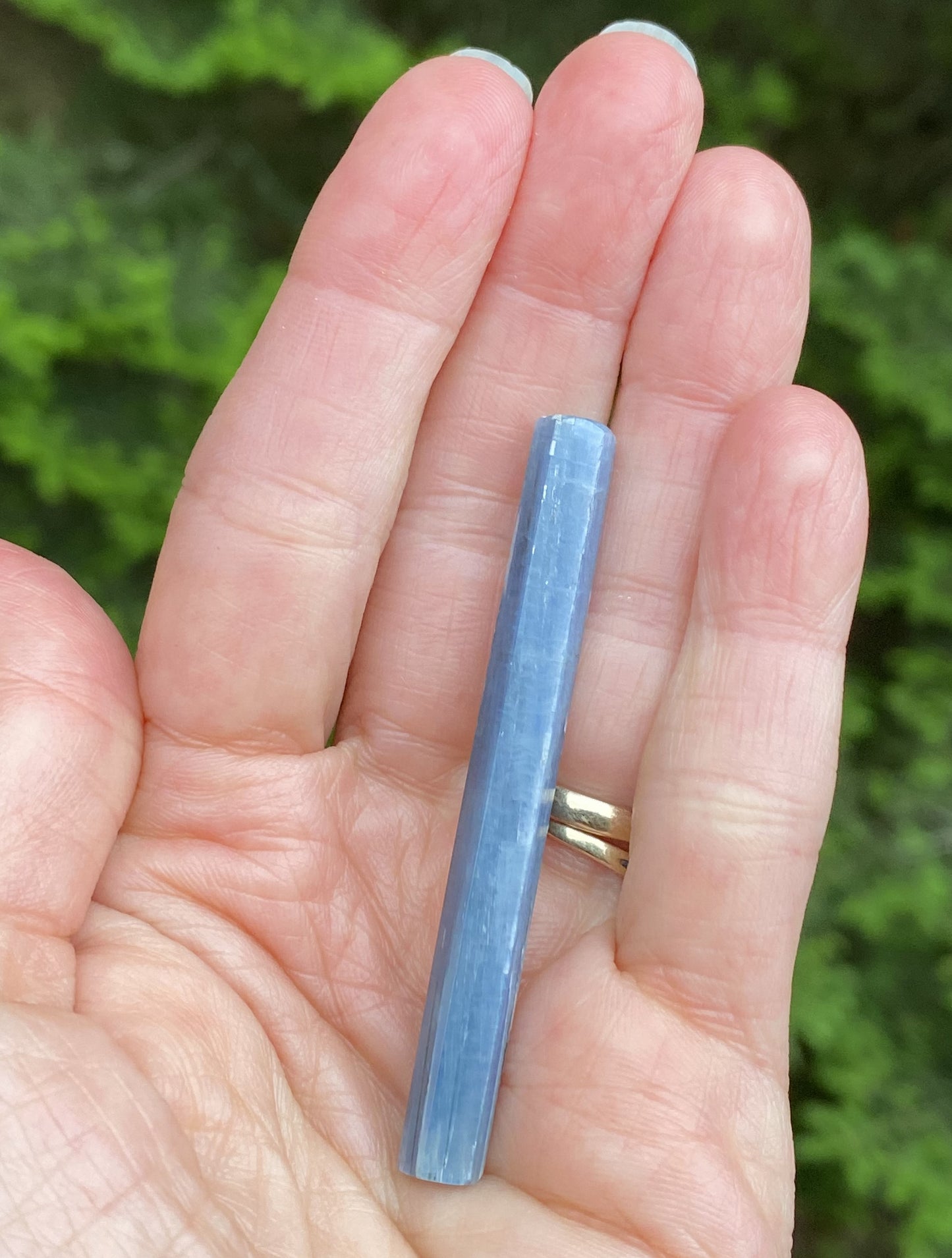 Kyanite Blue Rod Massager Polished Attunement Meditation 29484S