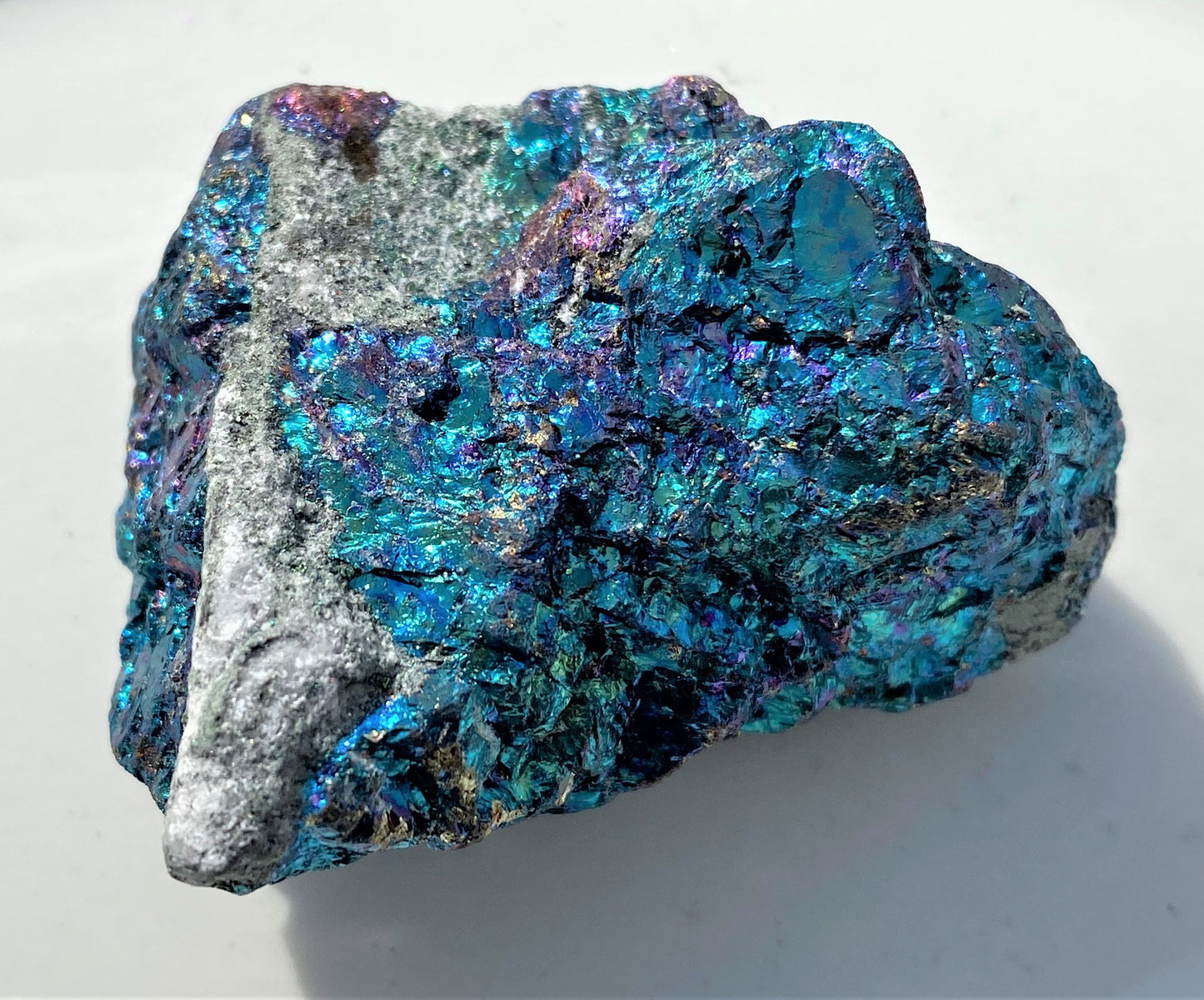 Peacock Ore Raw Piece Blue Turquoise Joy Balance 28430S