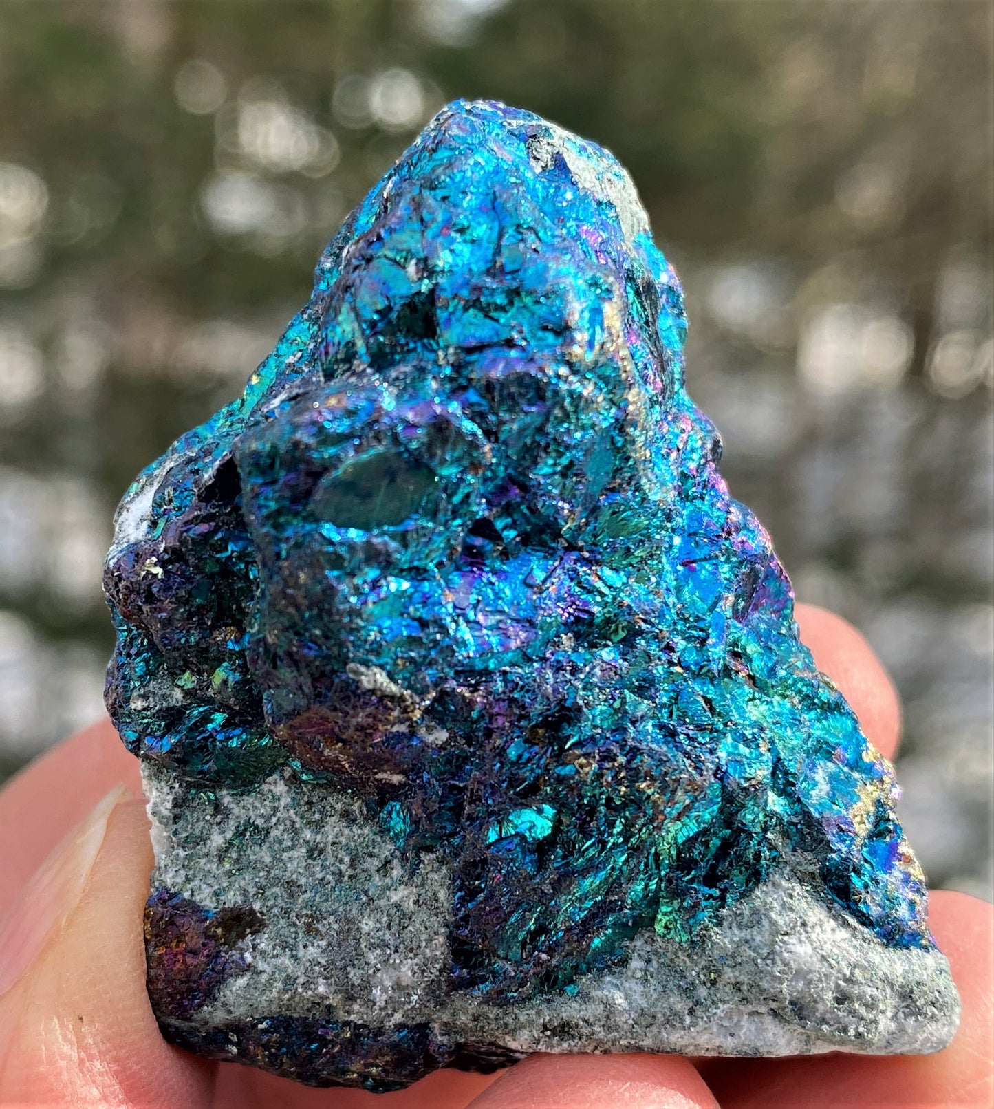 Peacock Ore Raw Piece Blue Turquoise Joy Balance 28430S