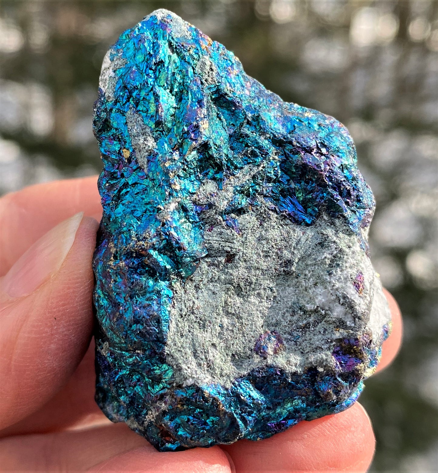 Peacock Ore Raw Piece Blue Turquoise Joy Balance 28430S