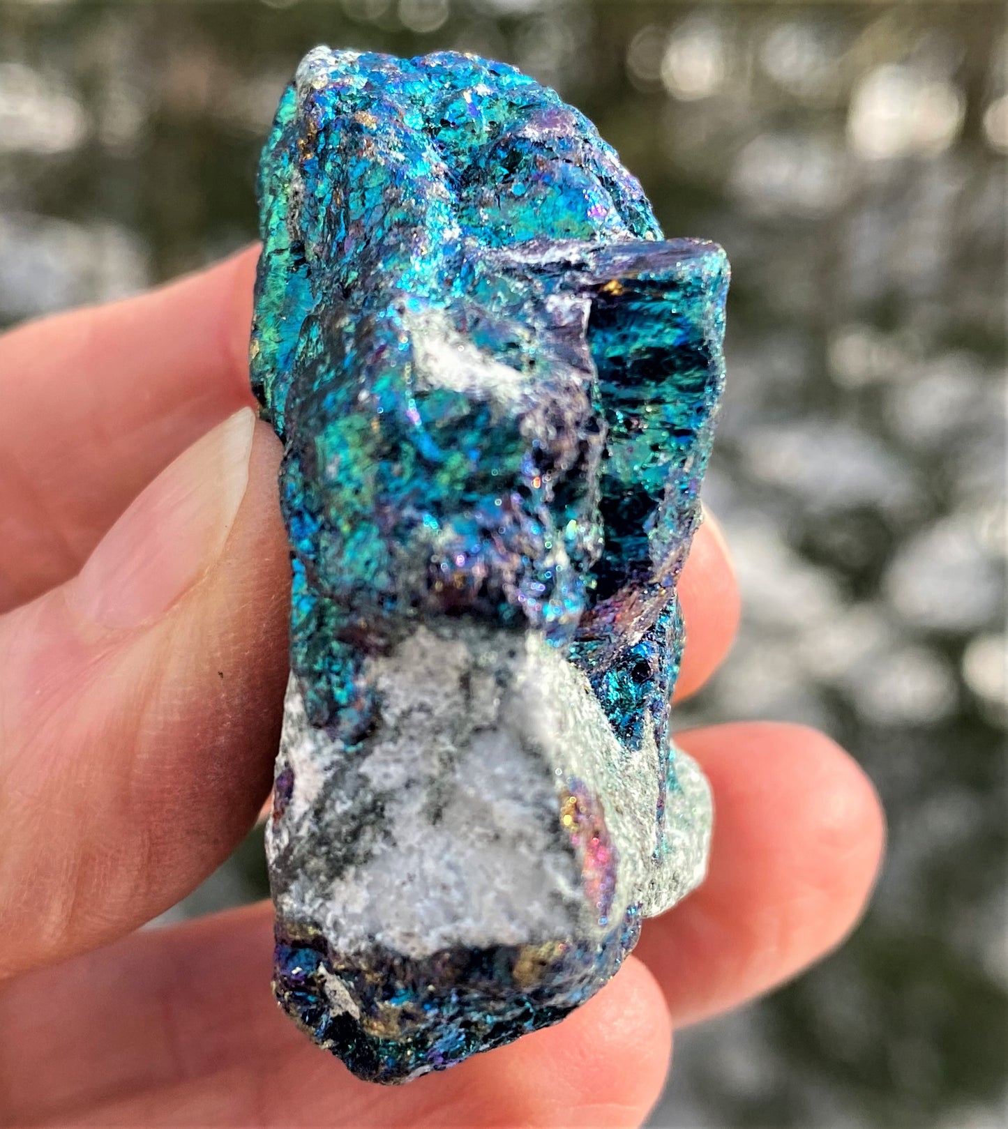 Peacock Ore Raw Piece Blue Turquoise Joy Balance 28430S