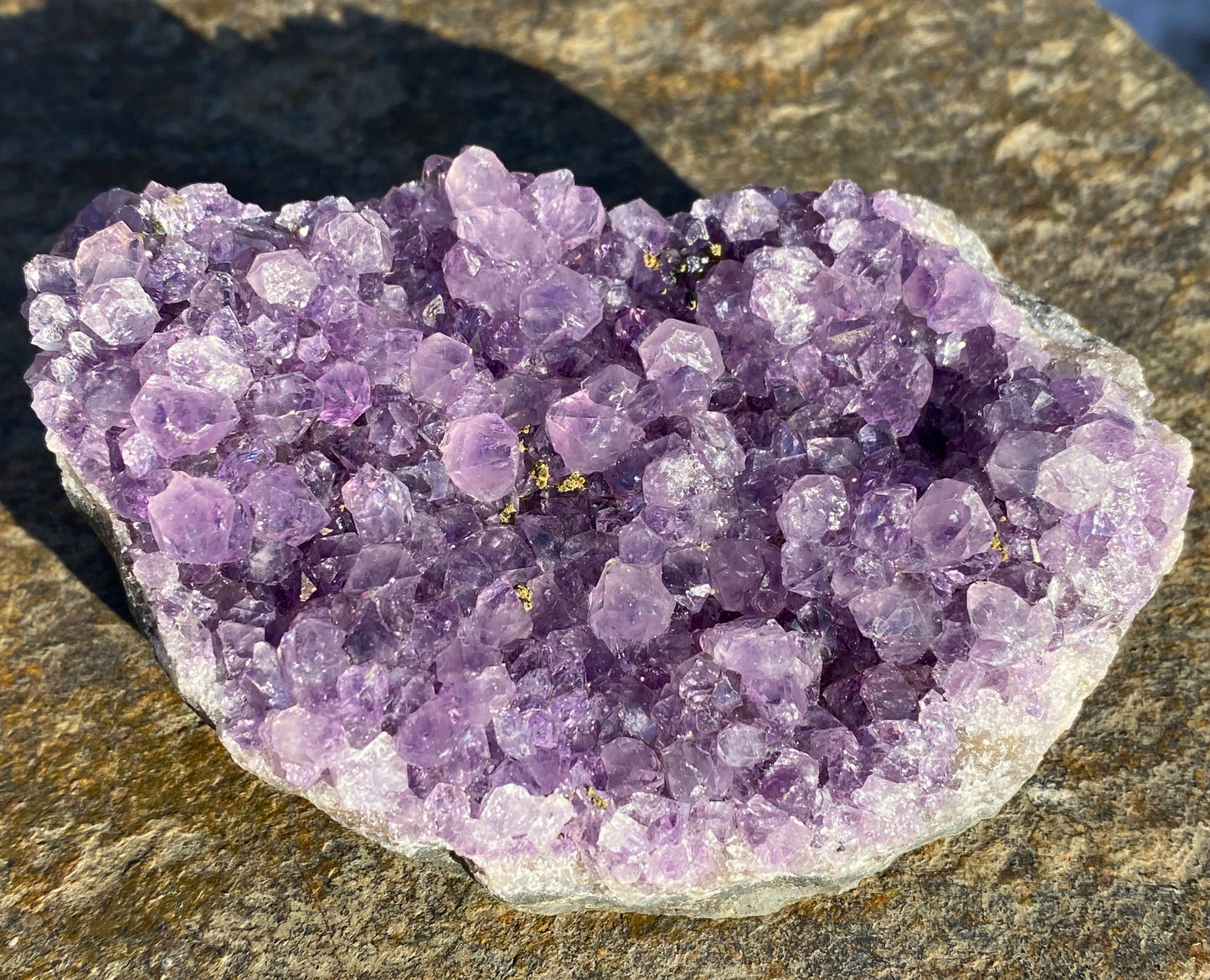 Amethyst Druzy Dark Purple Uruguay Protection Balance Intuition 29181S