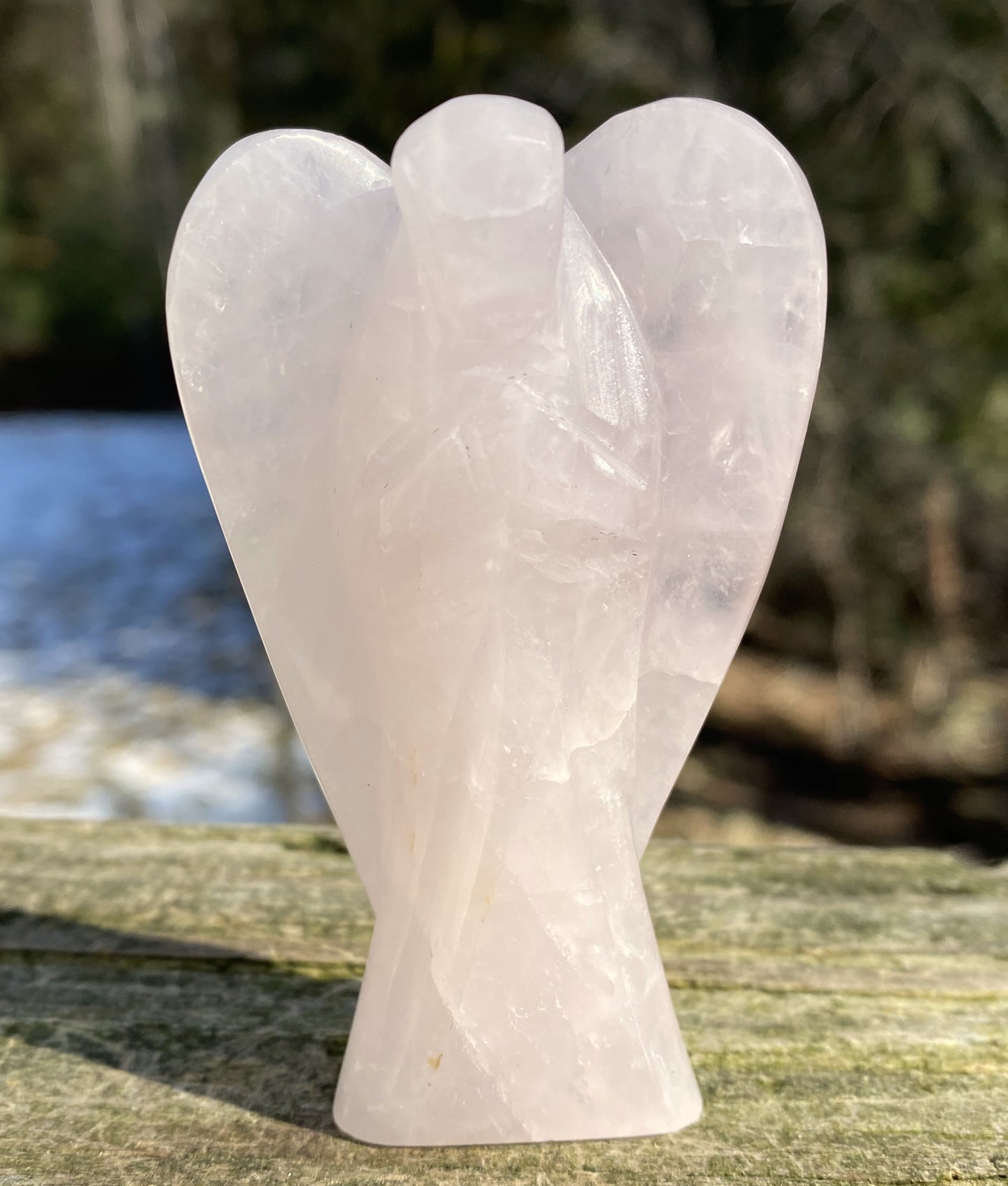 Rose Quartz Angel Archangel 3" Figurine Love Compassion 29198S