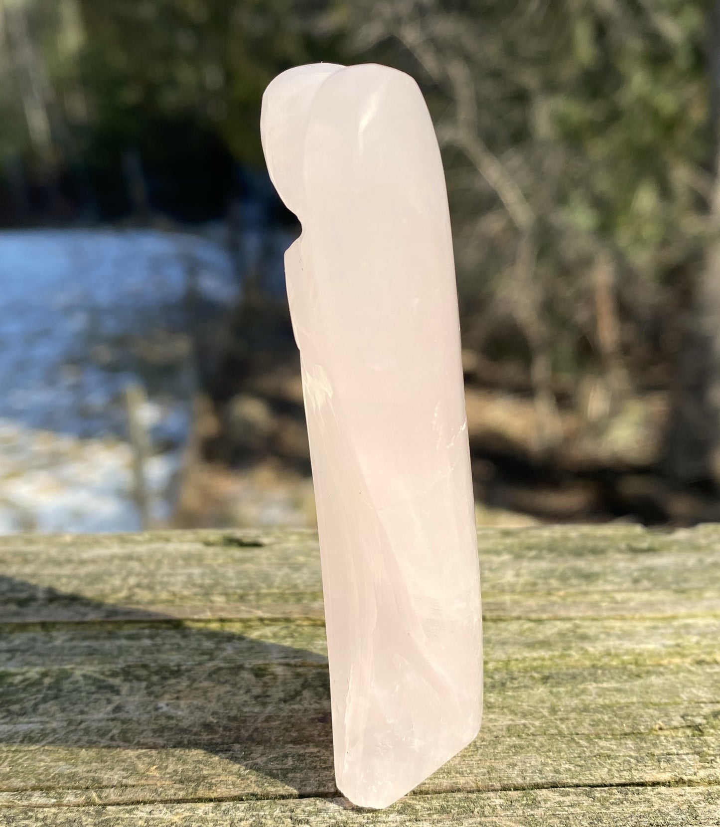 Rose Quartz Angel Archangel 3" Figurine Love Compassion 29198S