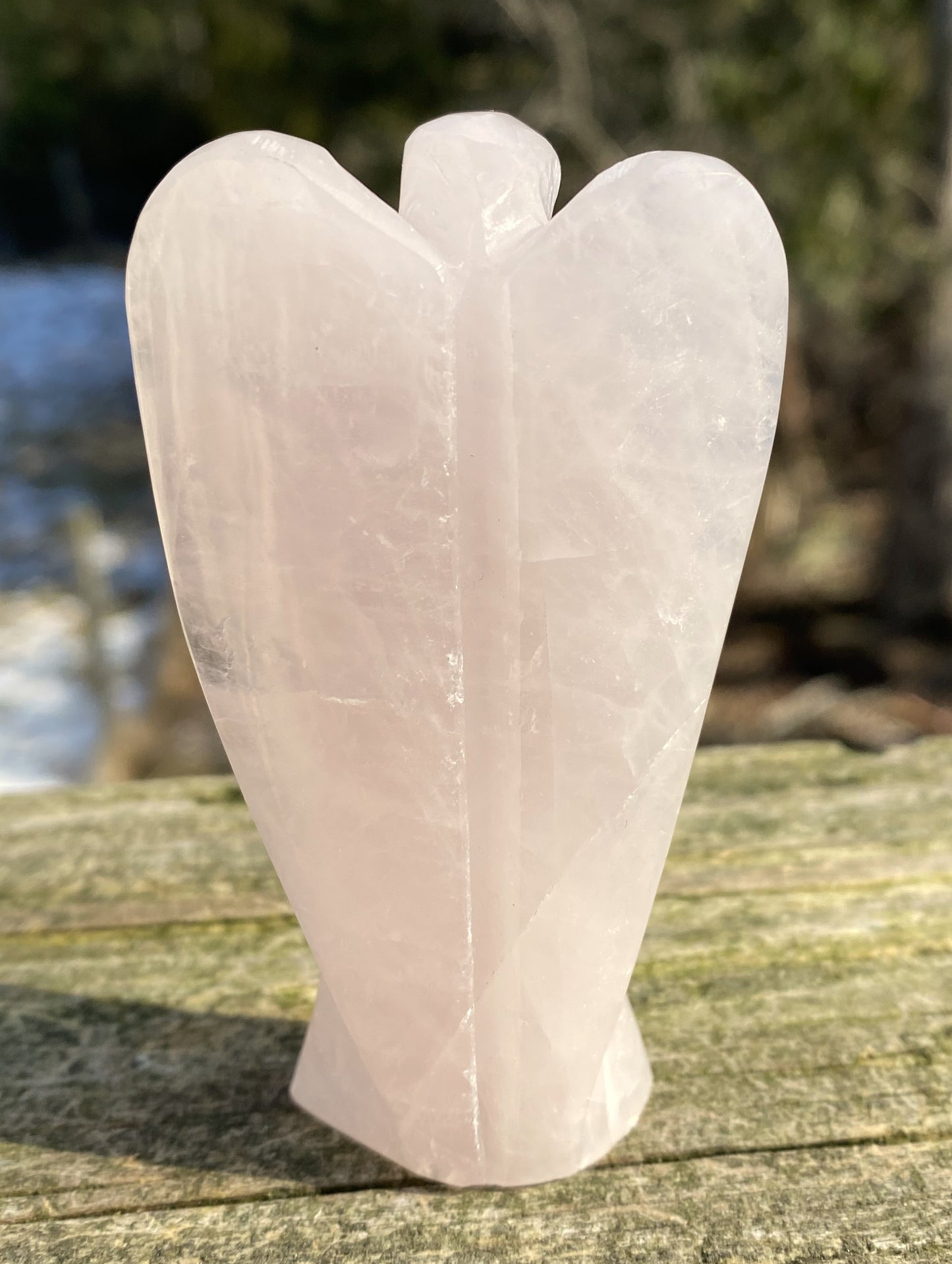 Rose Quartz Angel Archangel 3" Figurine Love Compassion 29198S