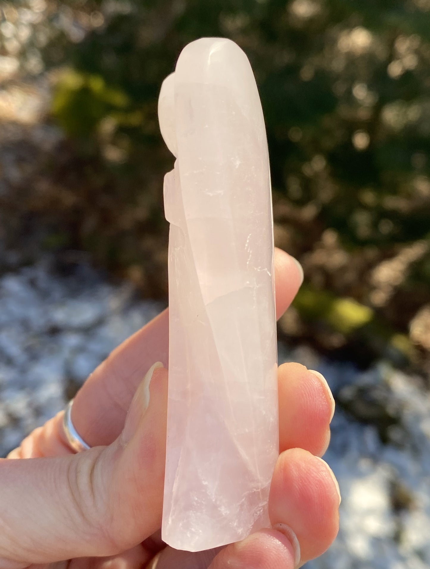 Rose Quartz Angel Archangel 3" Figurine Love Compassion 29198S