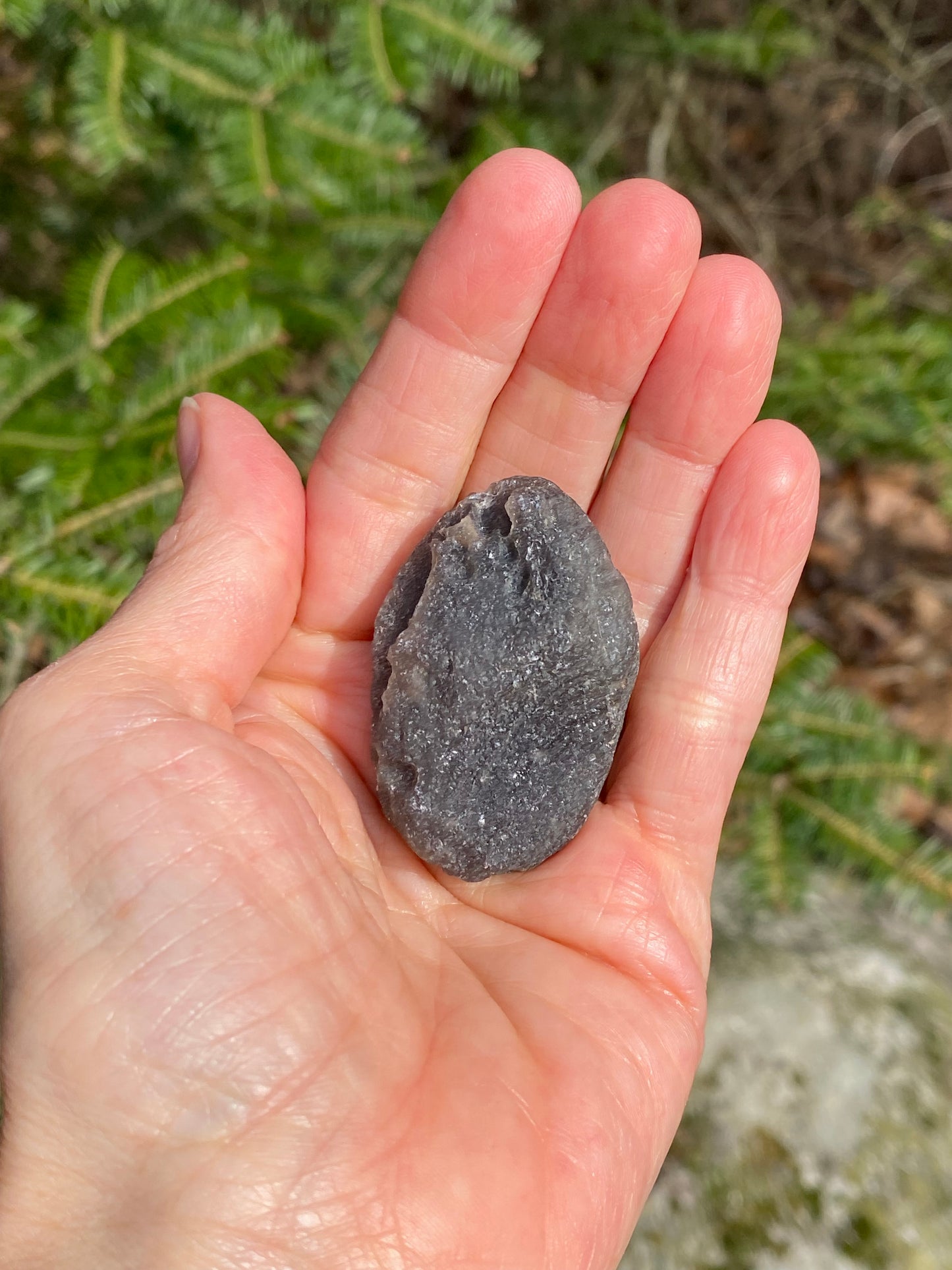 Agni Manitite Raw Tektite Lg Pocket Stone Communication Spiritual 28602S