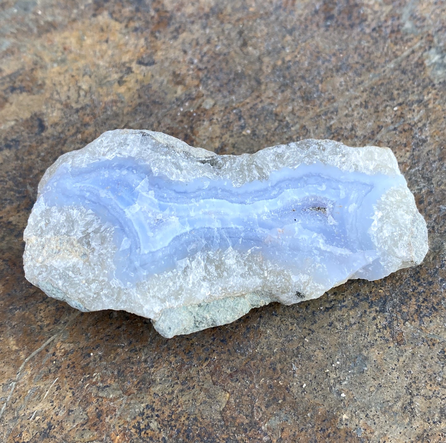 Blue Lace Agate Raw Piece Protection Calm Communication 29231S