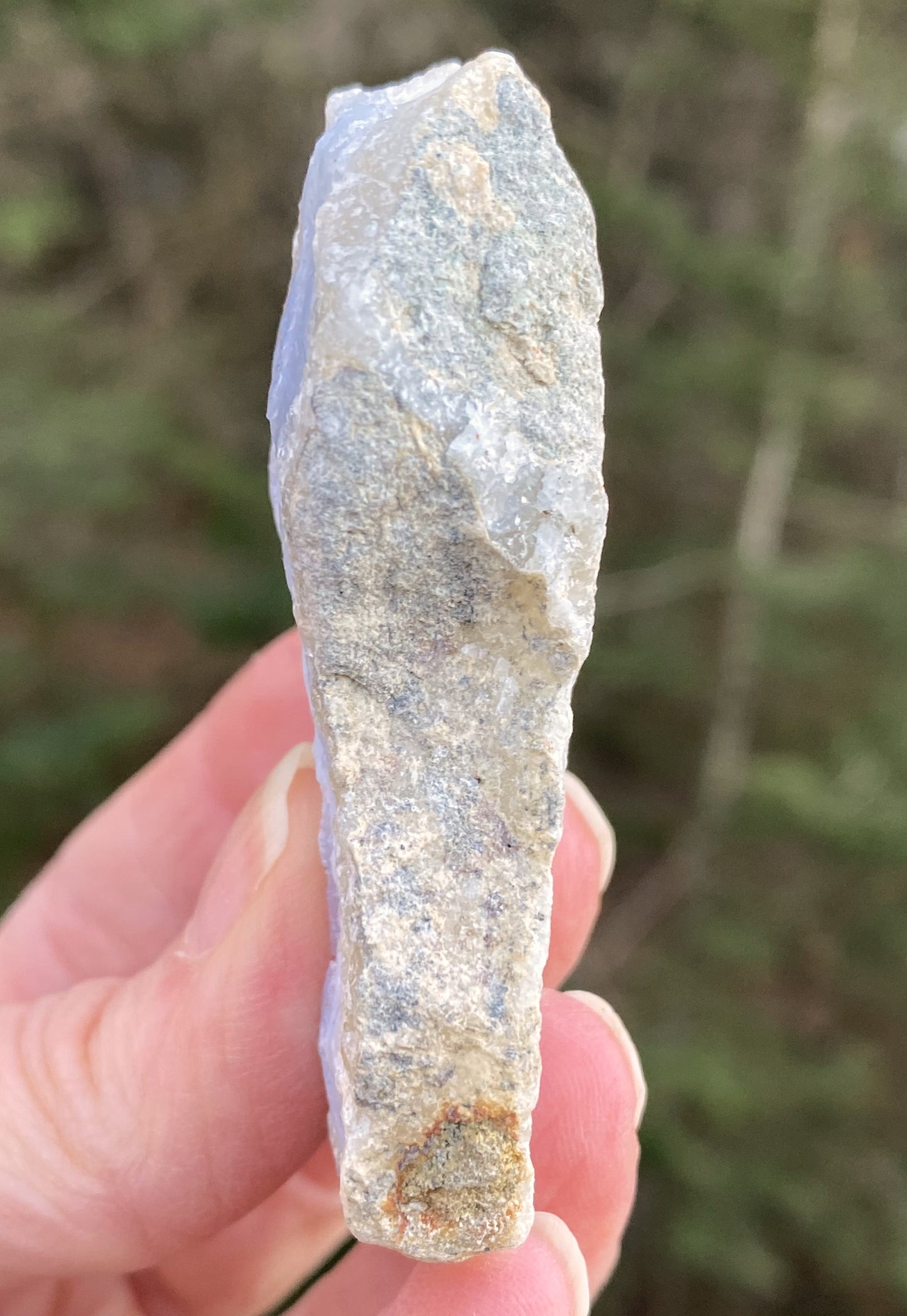 Blue Lace Agate Raw Piece Protection Calm Communication 29231S