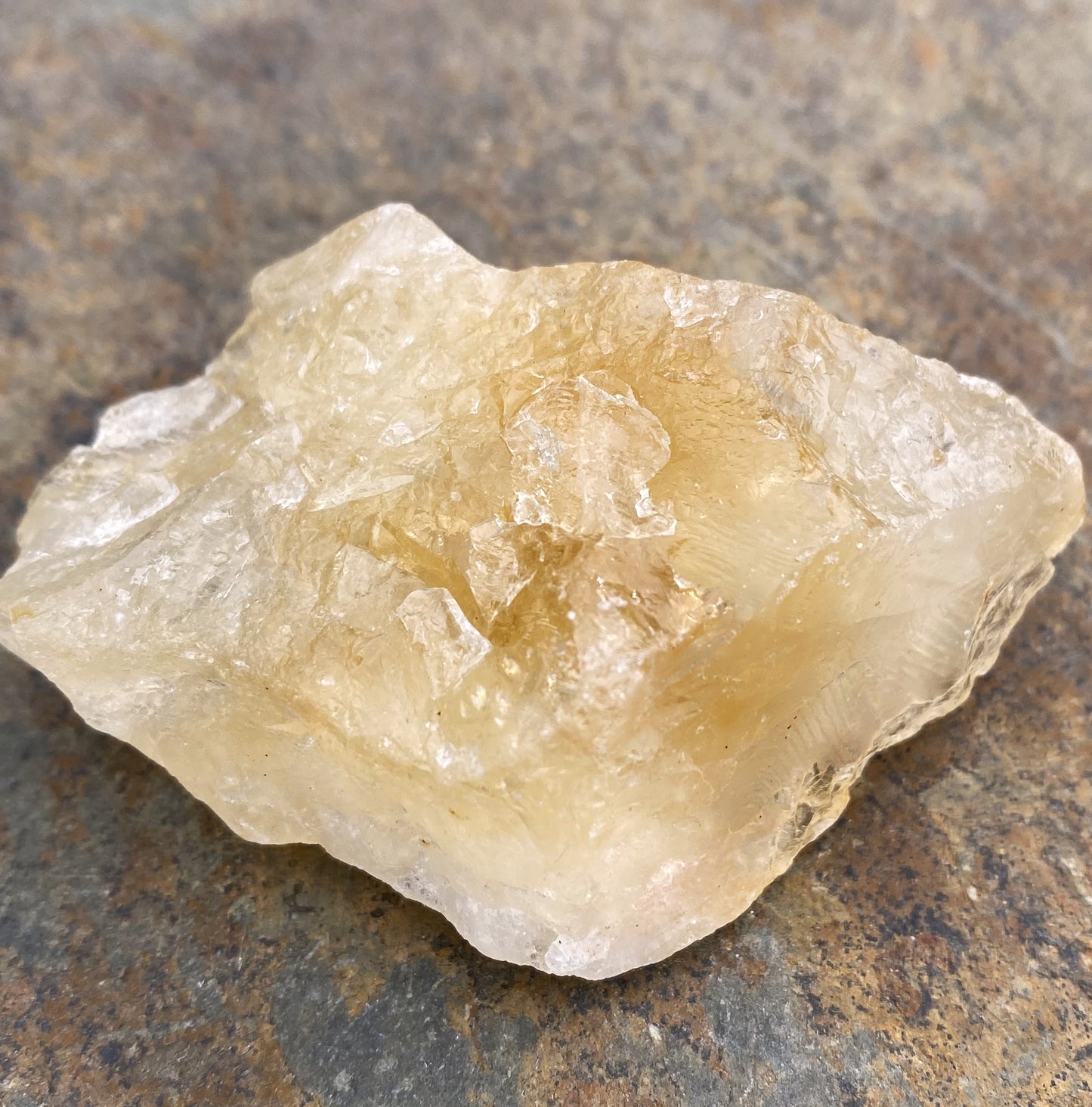 Citrine Yellow Raw Piece Prosperity Protection 29235S
