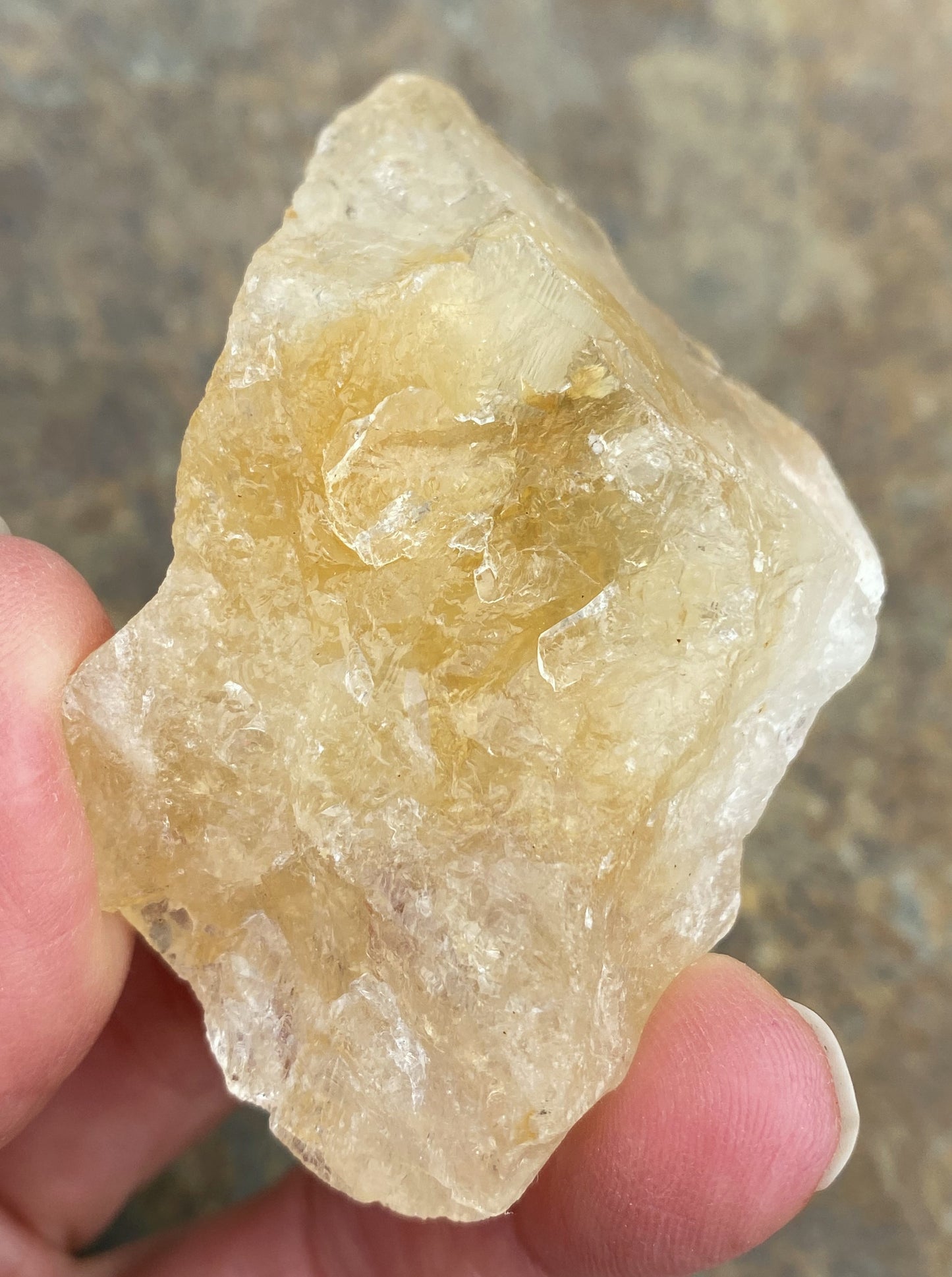 Citrine Yellow Raw Piece Prosperity Protection 29235S