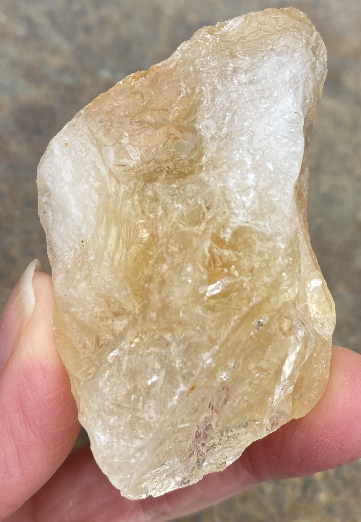 Citrine Yellow Raw Piece Prosperity Protection 29235S