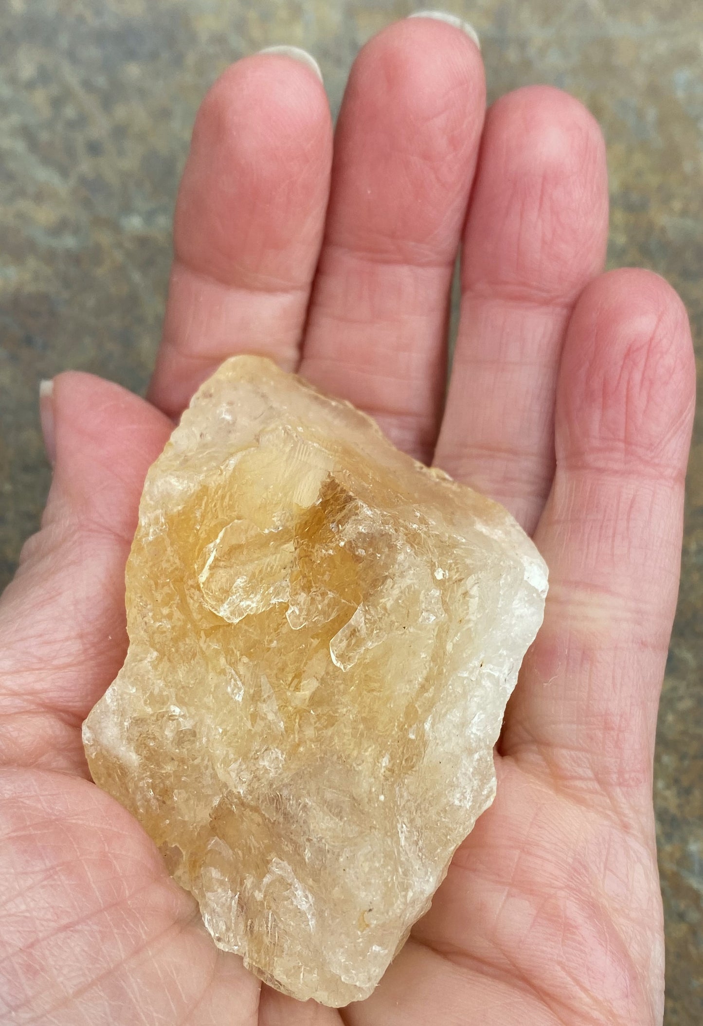 Citrine Yellow Raw Piece Prosperity Protection 29235S