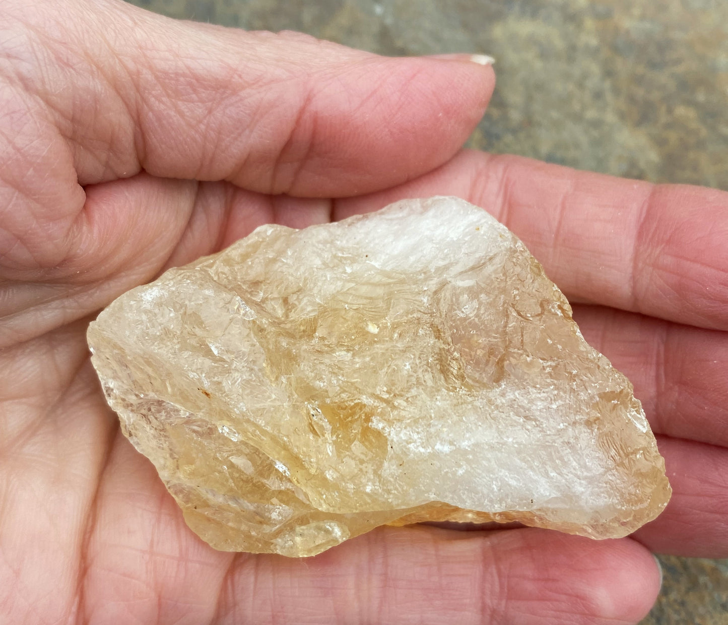 Citrine Yellow Raw Piece Prosperity Protection 29235S