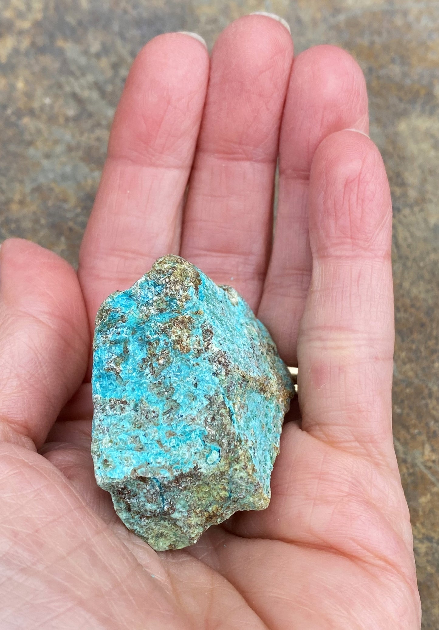 Chrysocolla Raw Piece Communication Calm Cleansing 29236S