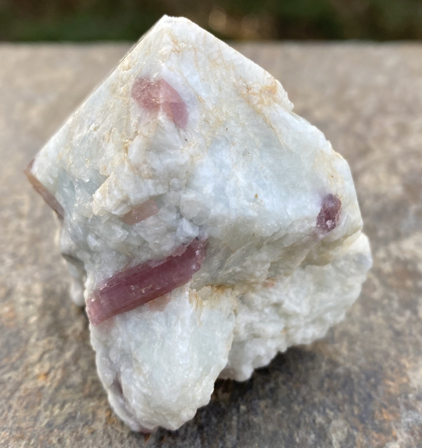 Rubellite Pink Tourmaline Raw & Polished Point Peace Well Being 29282S