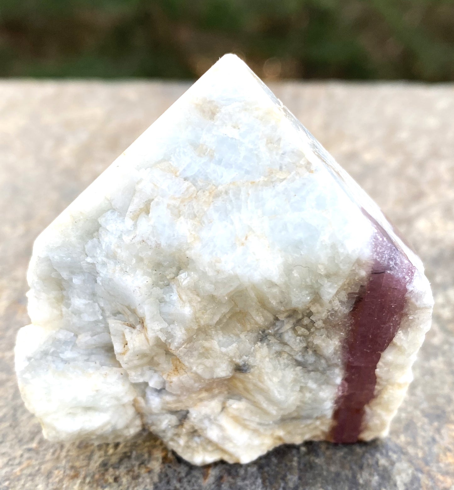 Rubellite Pink Tourmaline Raw & Polished Point Peace Well Being 29282S