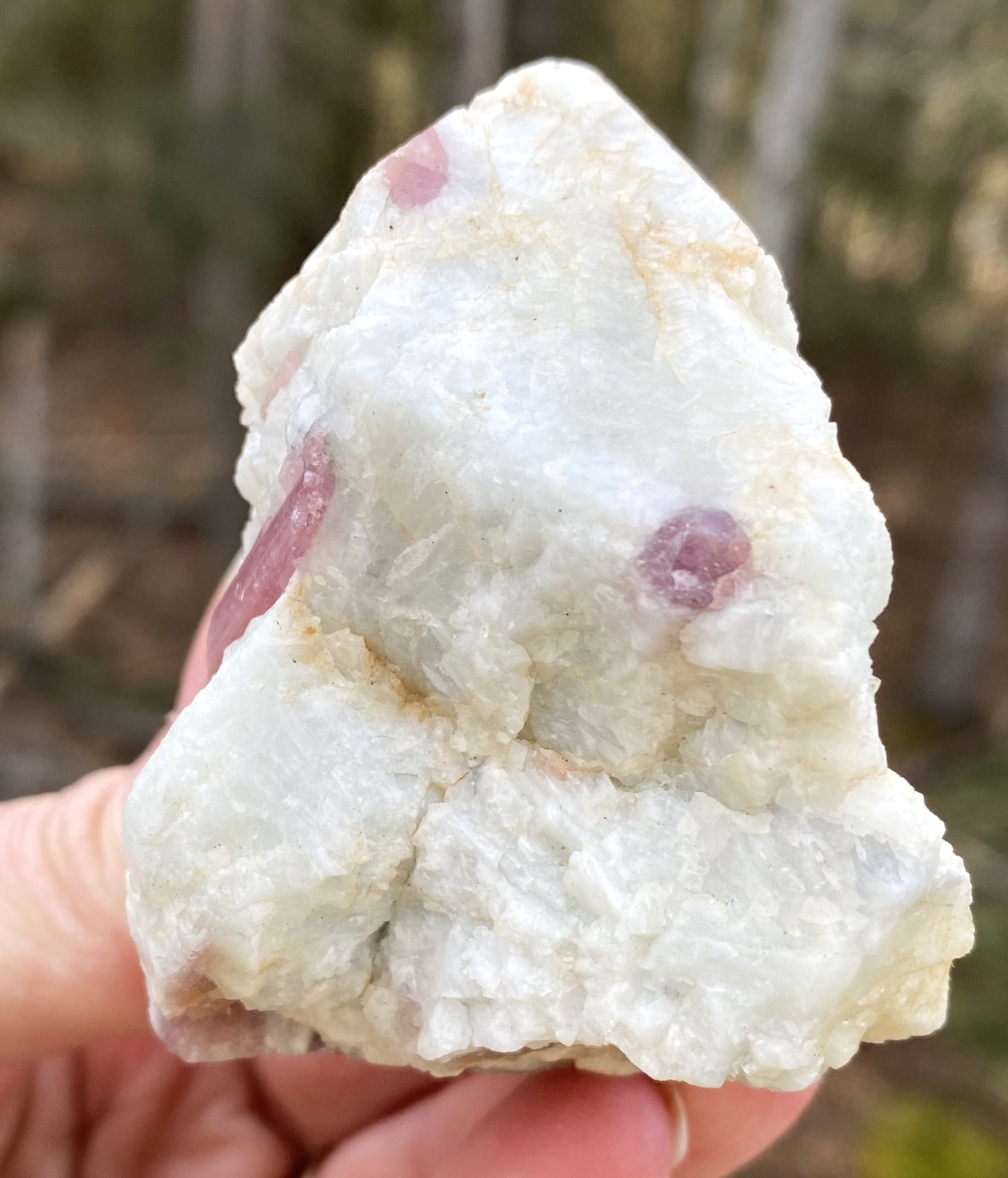 Rubellite Pink Tourmaline Raw & Polished Point Peace Well Being 29282S