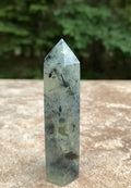 Prehnite Point Tower  Green   Protection Harmony Love 31562S
