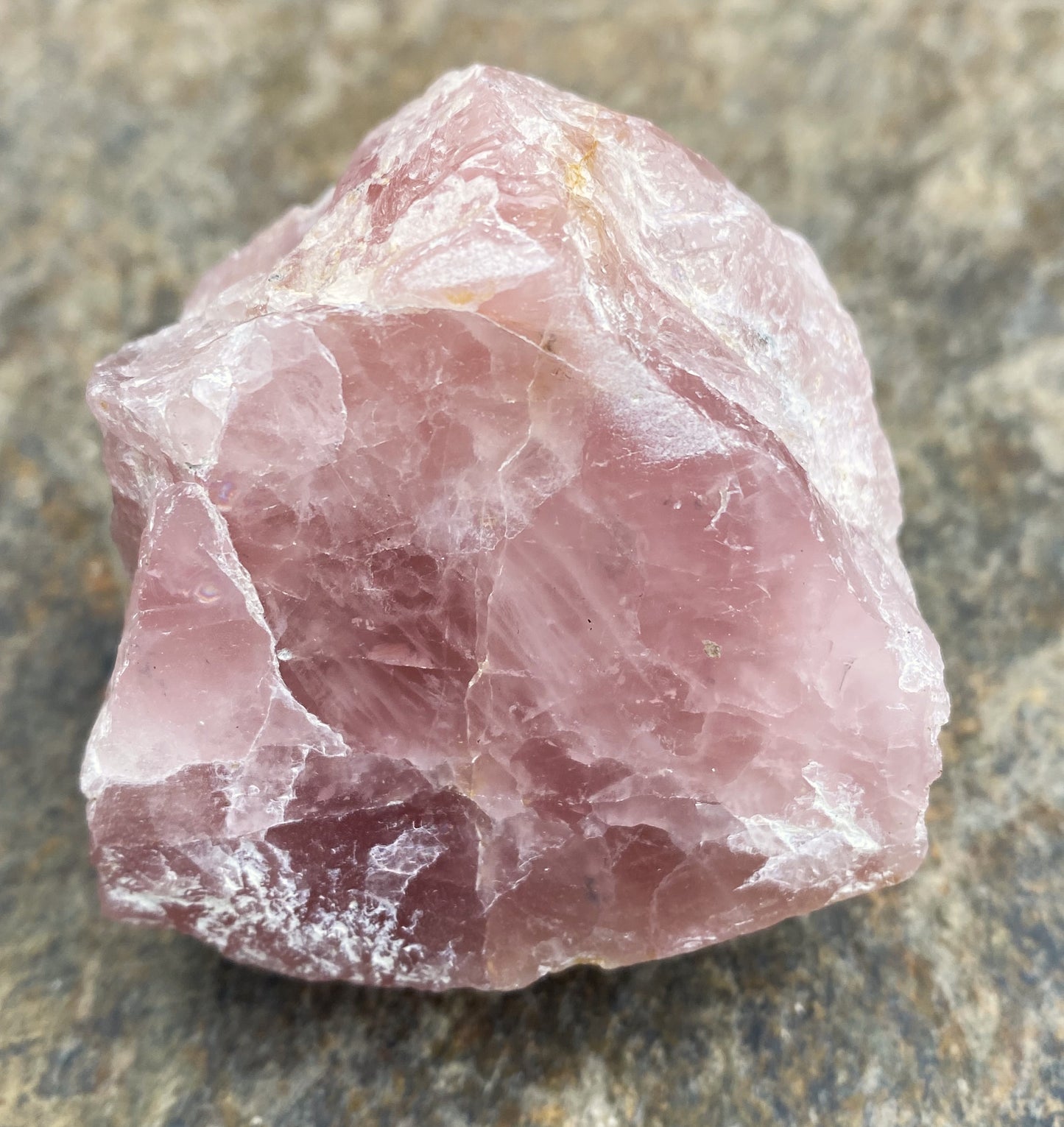 Rose Quartz Point  Golden Healer Quartz Inclusions  Love Compassion 29446S