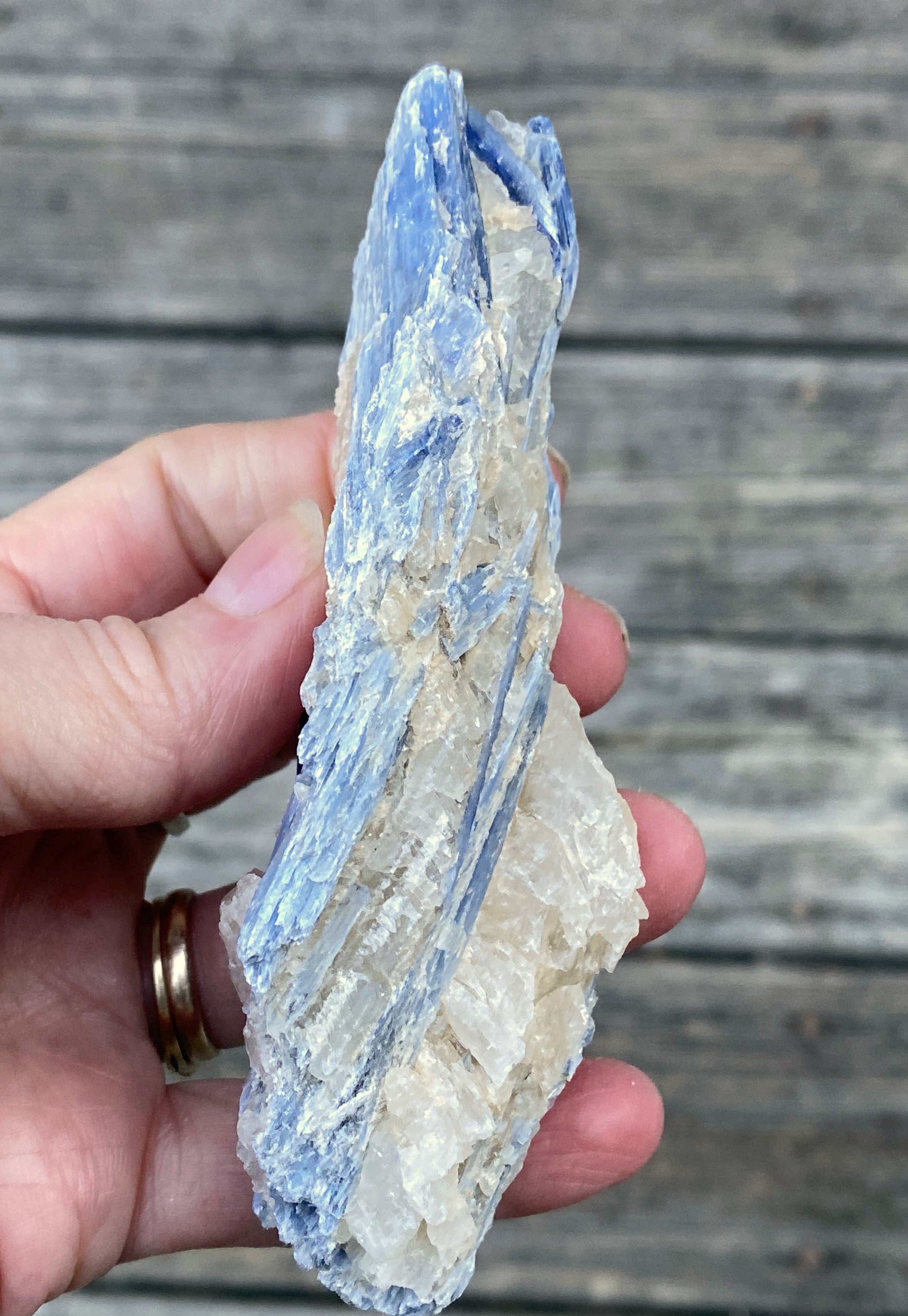 Blue Kyanite Quartz Specimen  Attunement Meditation 31570S