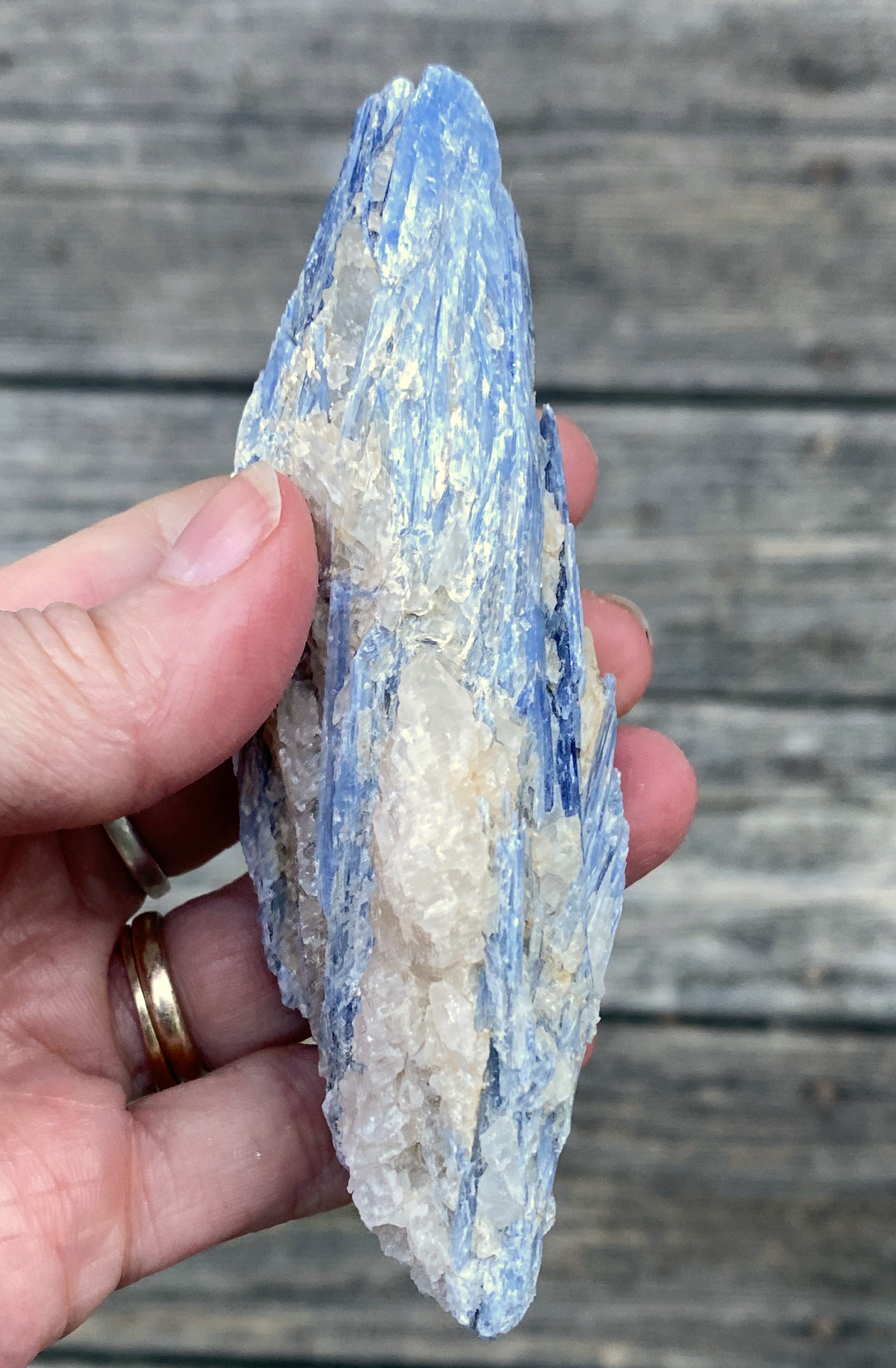 Blue Kyanite Quartz Specimen  Attunement Meditation 31570S