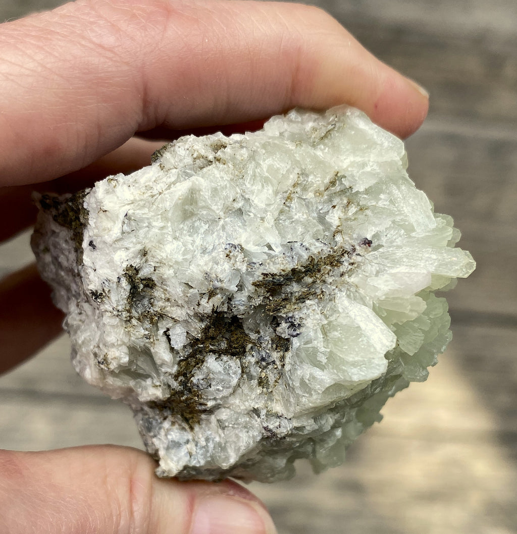 Prehnite Druzy  Green Raw Piece  Protective Harmony 31572S