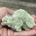 Prehnite Druzy  Green Raw Piece  Protective Harmony 31572S