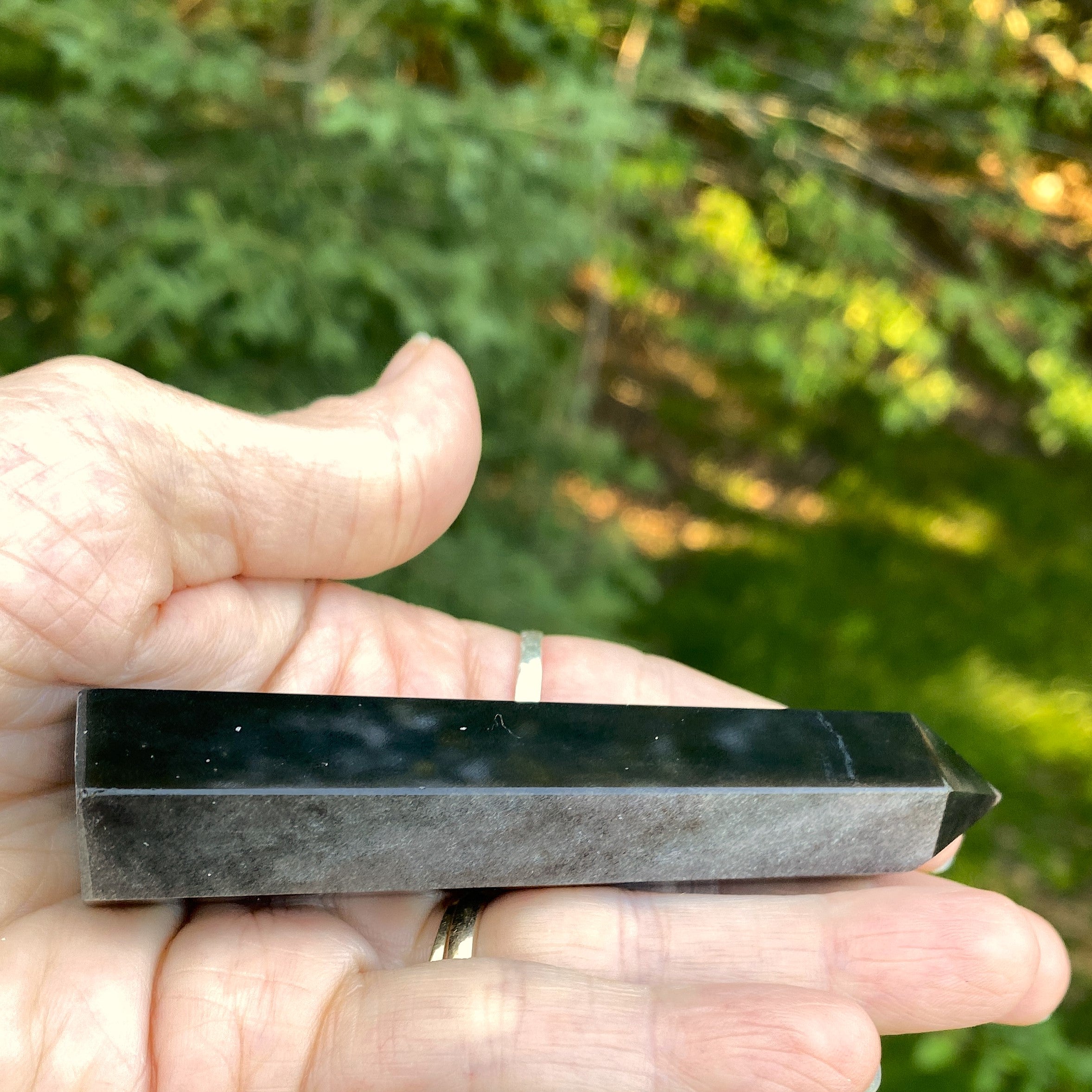 Obsidian Silver Sheen  Point  Protection Grounding Success 31603S