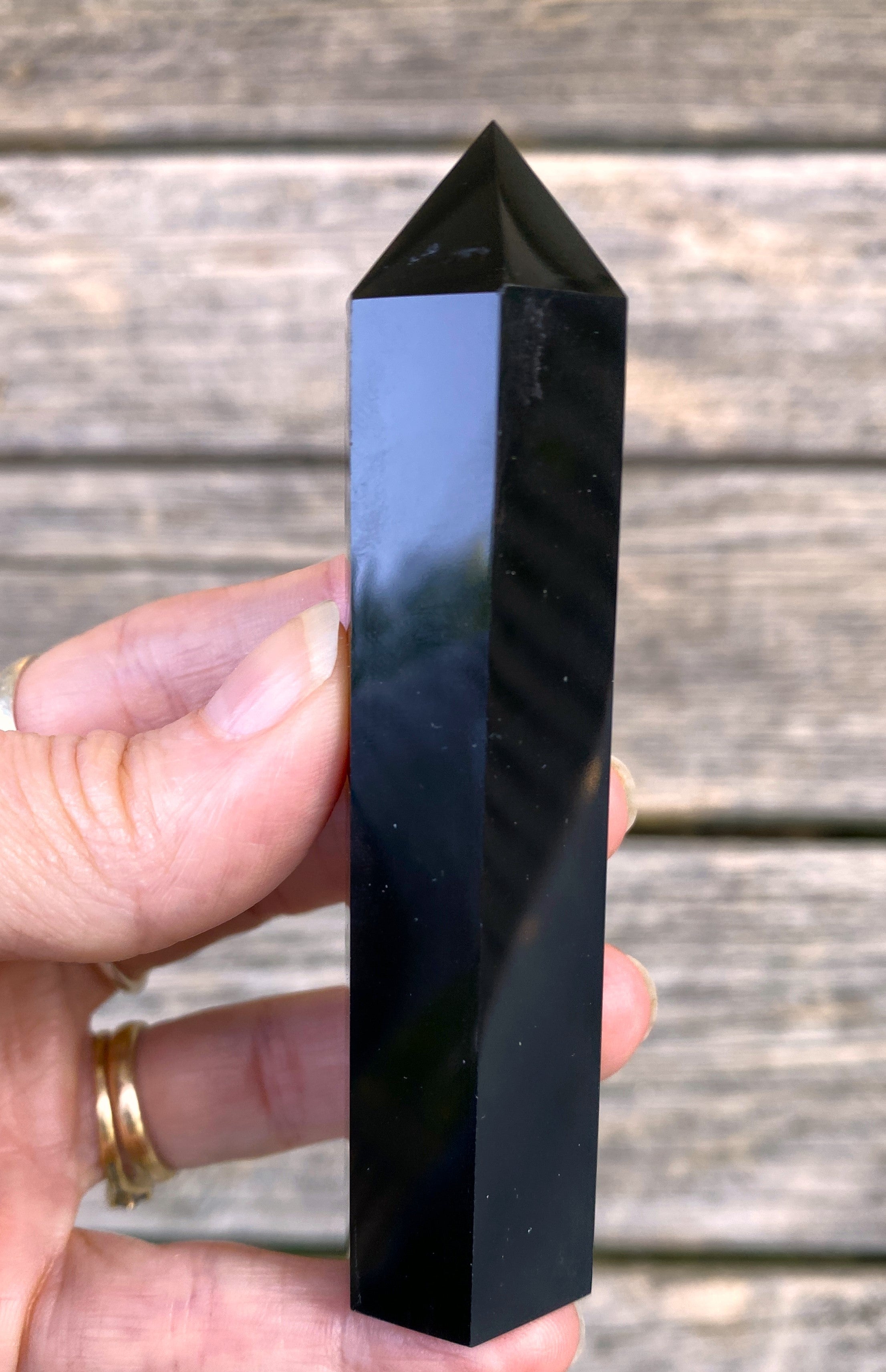 Obsidian Silver Sheen  Point Tower  Protection Grounding Success 31604S