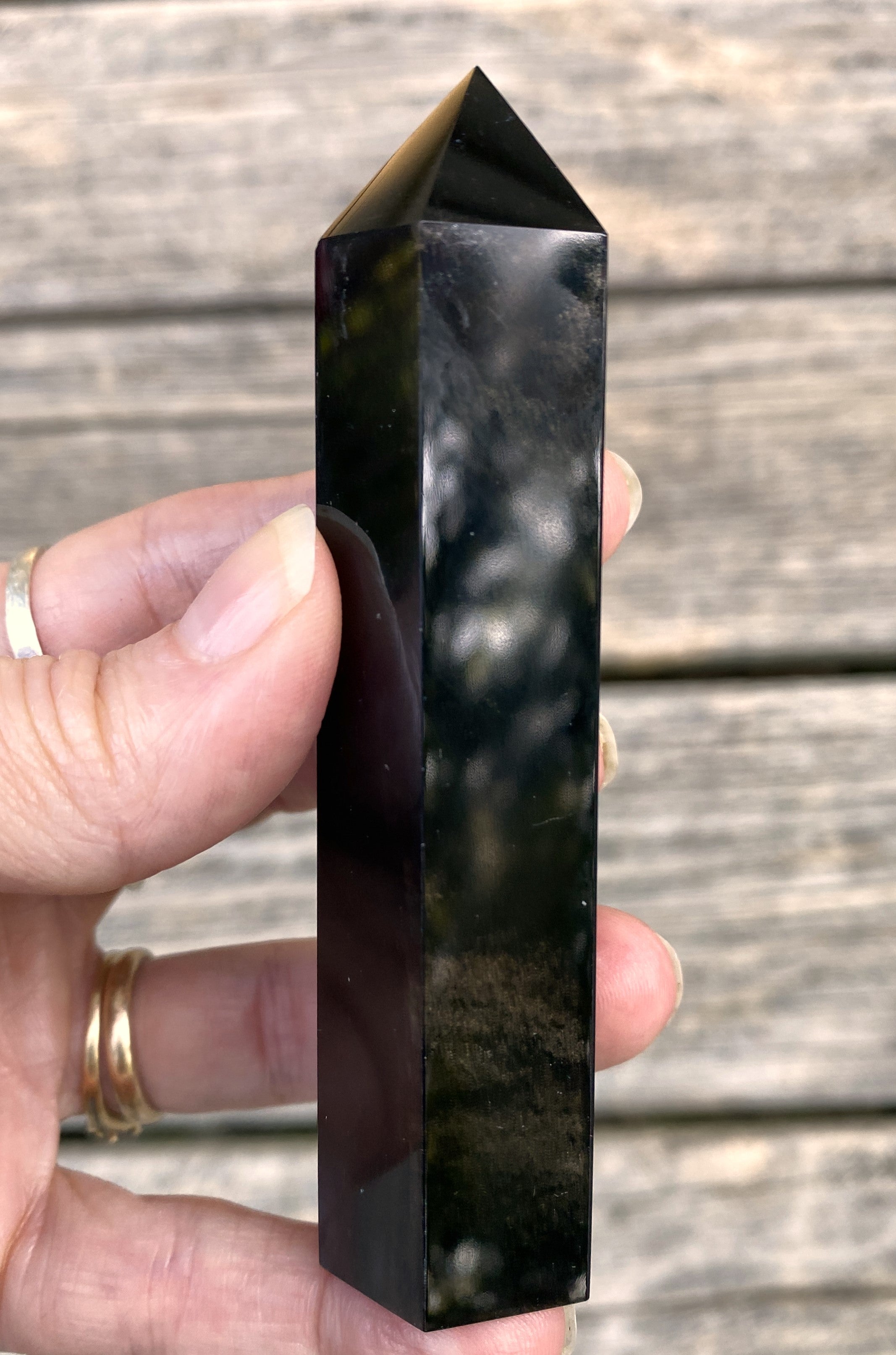 Obsidian Silver Sheen  Point Tower  Protection Grounding Success 31604S