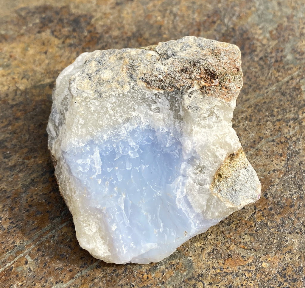 Blue Lace Agate   Rough Raw Piece   Harmony Calm Protection 31722S