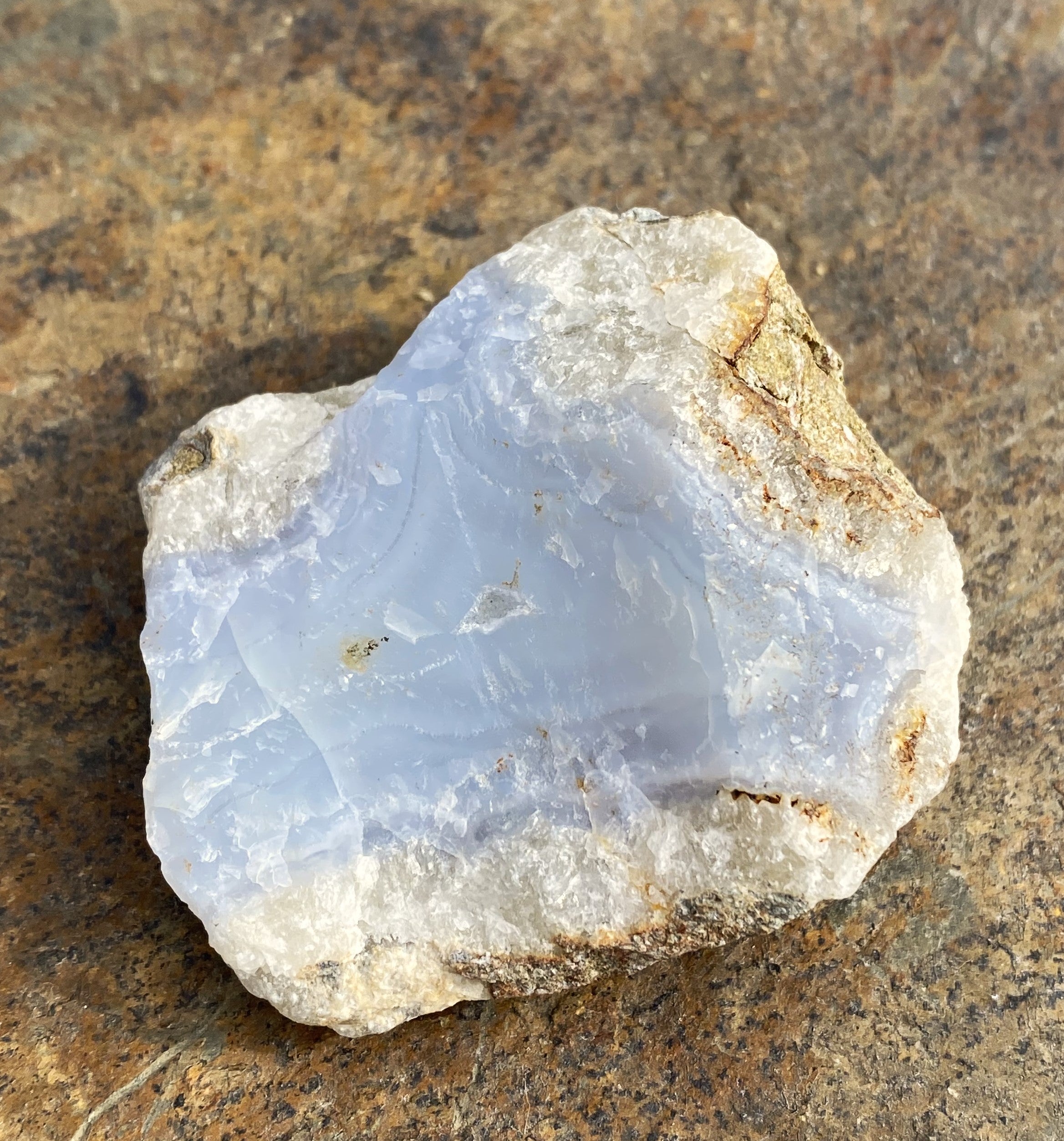 Blue Lace Agate   Rough Raw Piece   Harmony Calm Protection 31722S