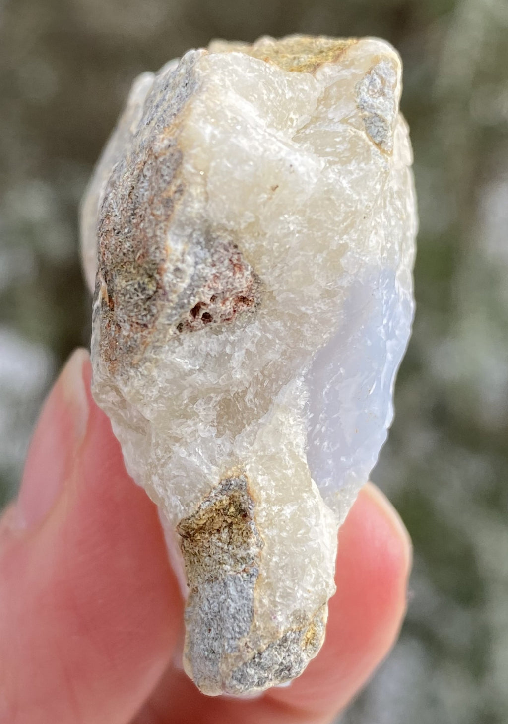 Blue Lace Agate   Rough Raw Piece   Harmony Calm Protection 31722S