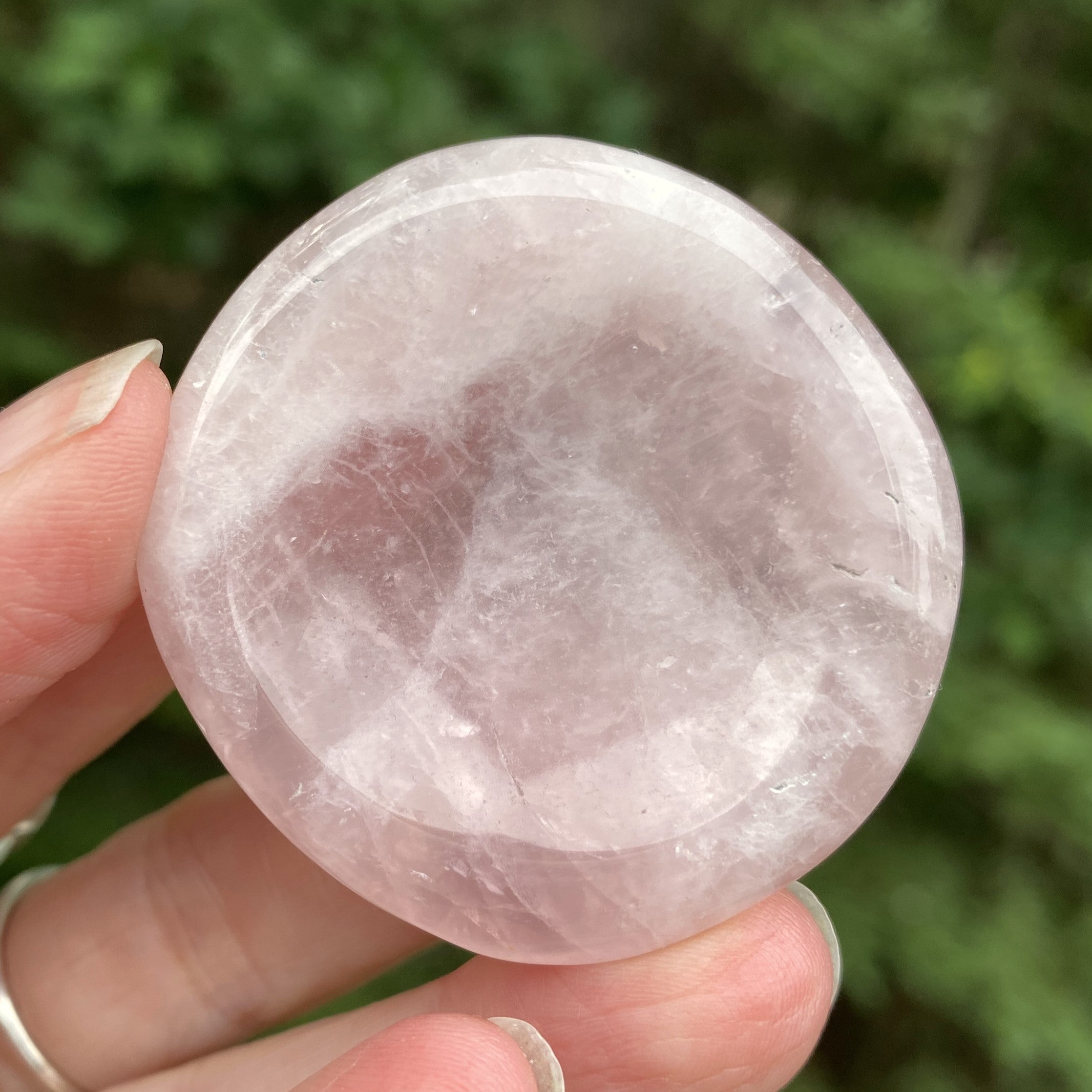 Rose Quartz  Large Worry Stone  Protection Love Compassion 31644S