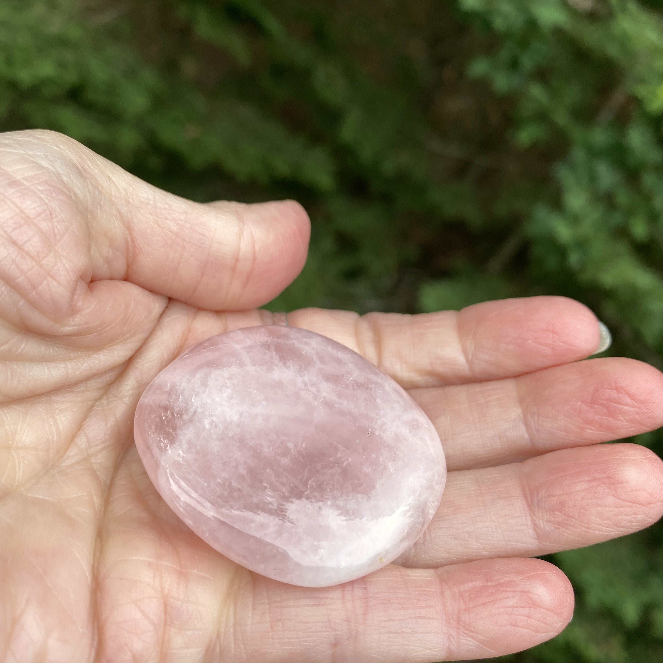 Rose Quartz  Large Worry Stone  Protection Love Compassion 31644S