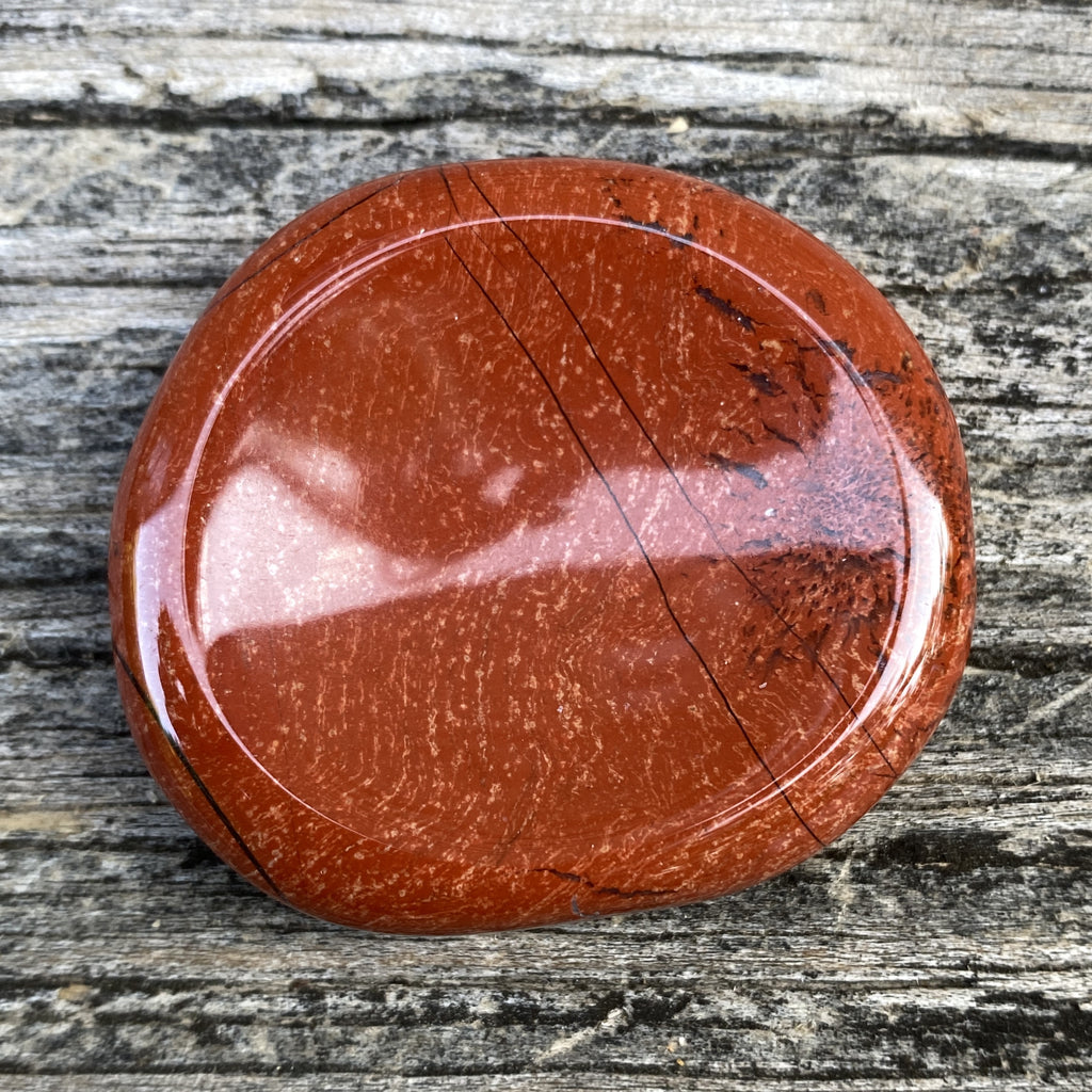 Red Jasper  Large Worry Stone  Calming Healing 31615S