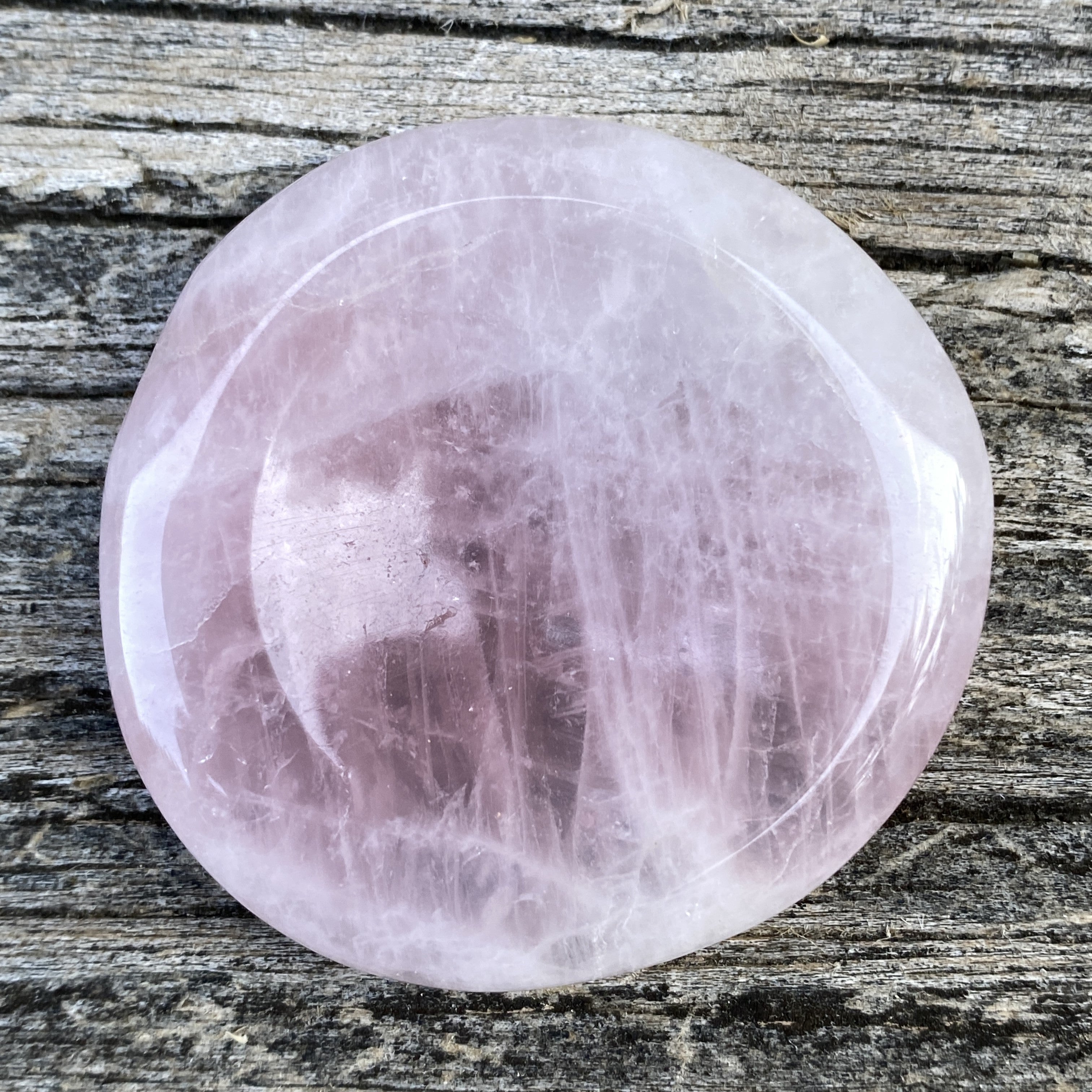 Rose Quartz  Large Worry Stone  Protection Love Compassion 31616S
