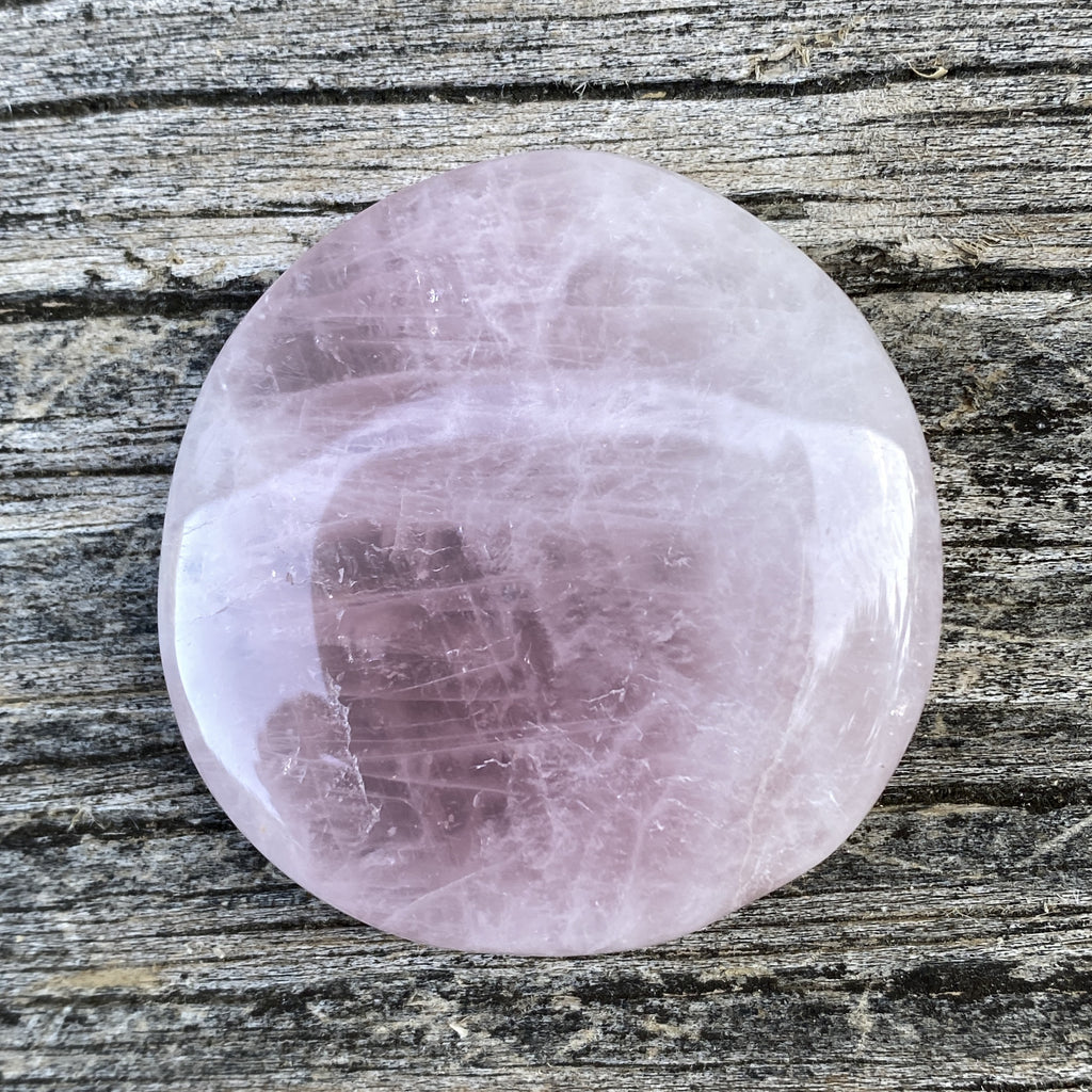 Rose Quartz  Large Worry Stone  Protection Love Compassion 31616S