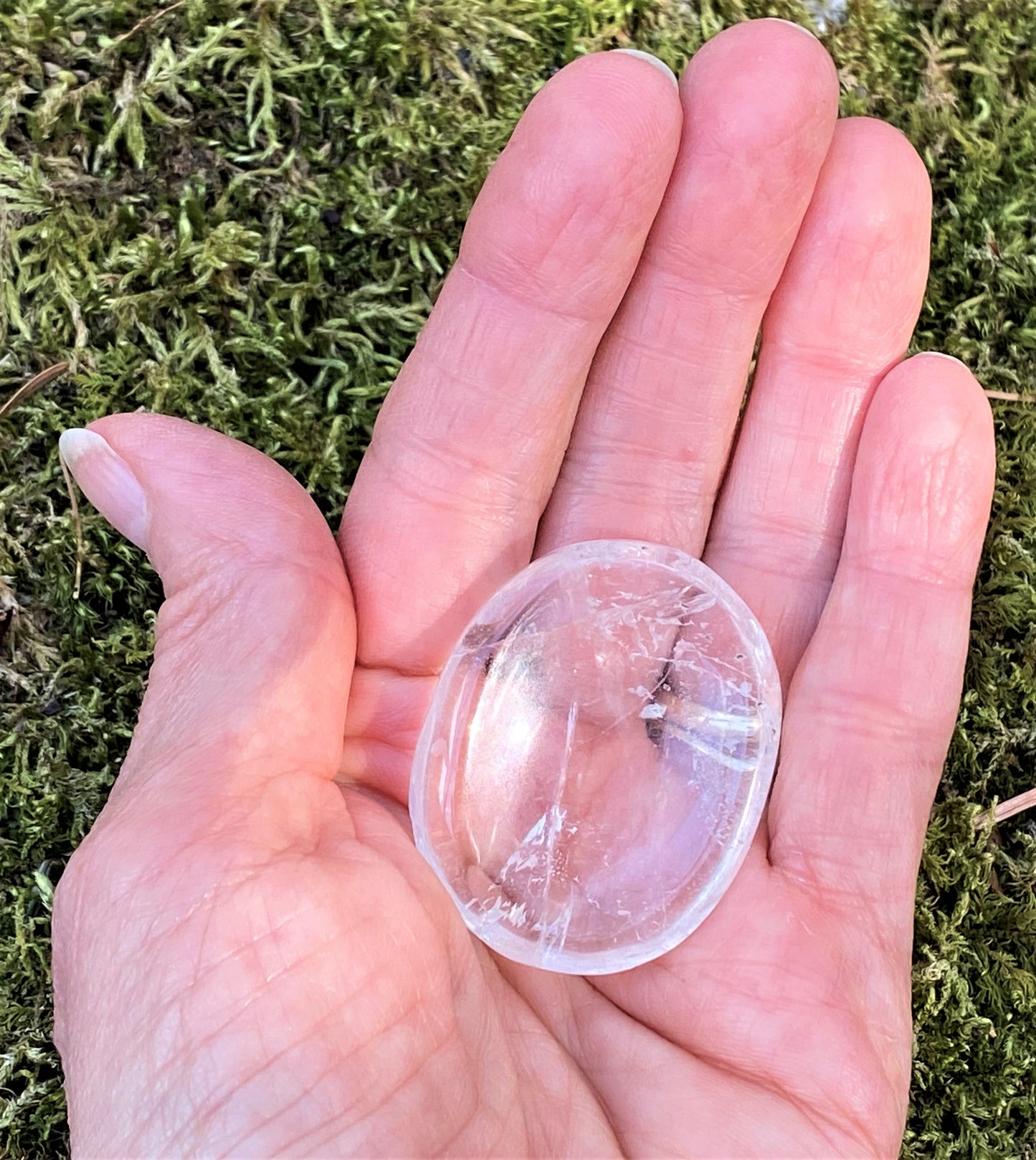 Quartz Clear Worry Stone  Amplifier Healer 28664S