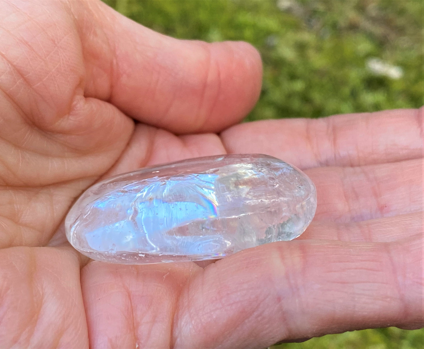 Quartz Clear Worry Stone  Amplifier Healer 28664S